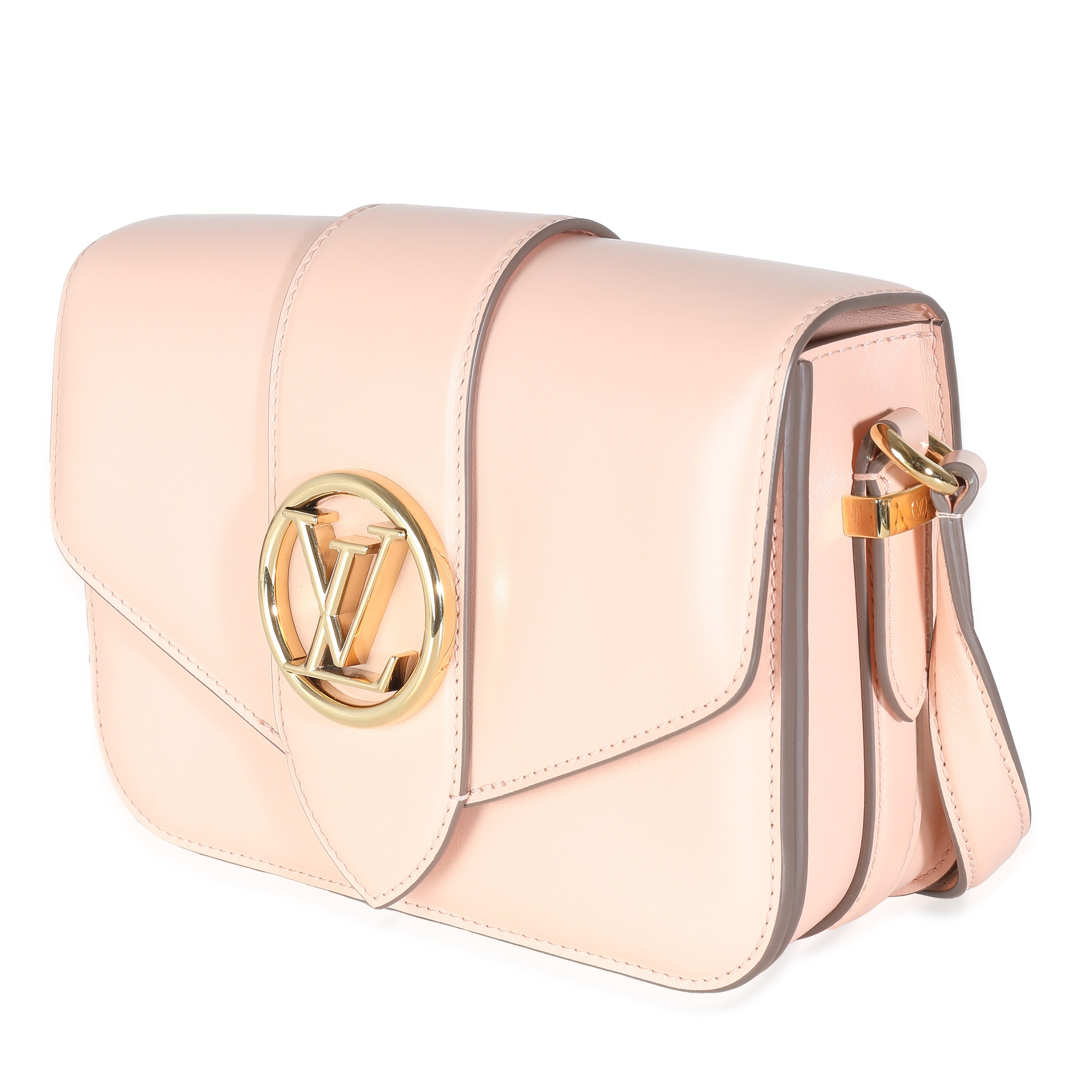 Louis Vuitton Rose Himalaya Smooth Calfskin LV Pont 9
