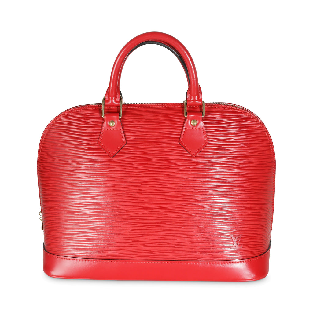 Louis Vuitton Castilian Red Epi Alma PM