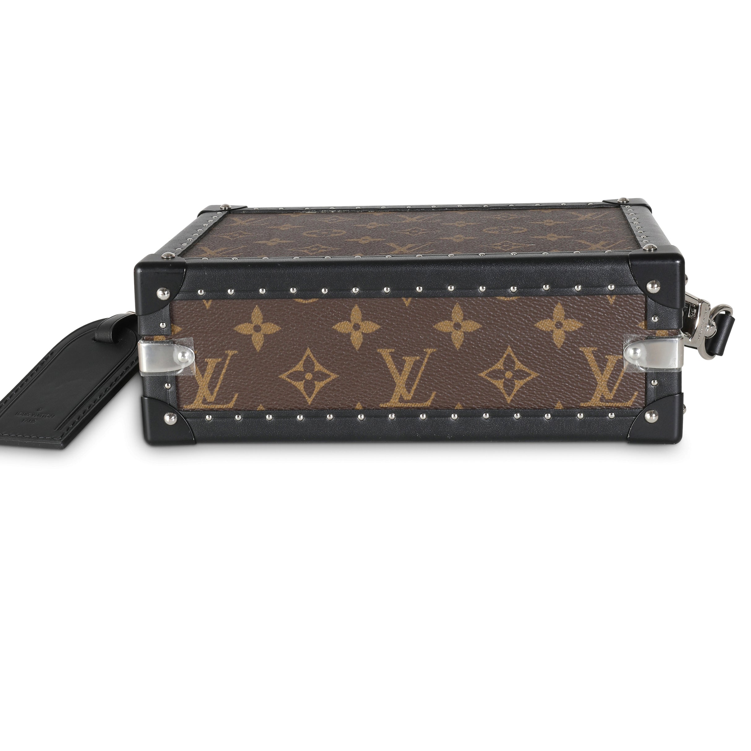 Louis Vuitton Monogram Macassar Canvas Clutch Box