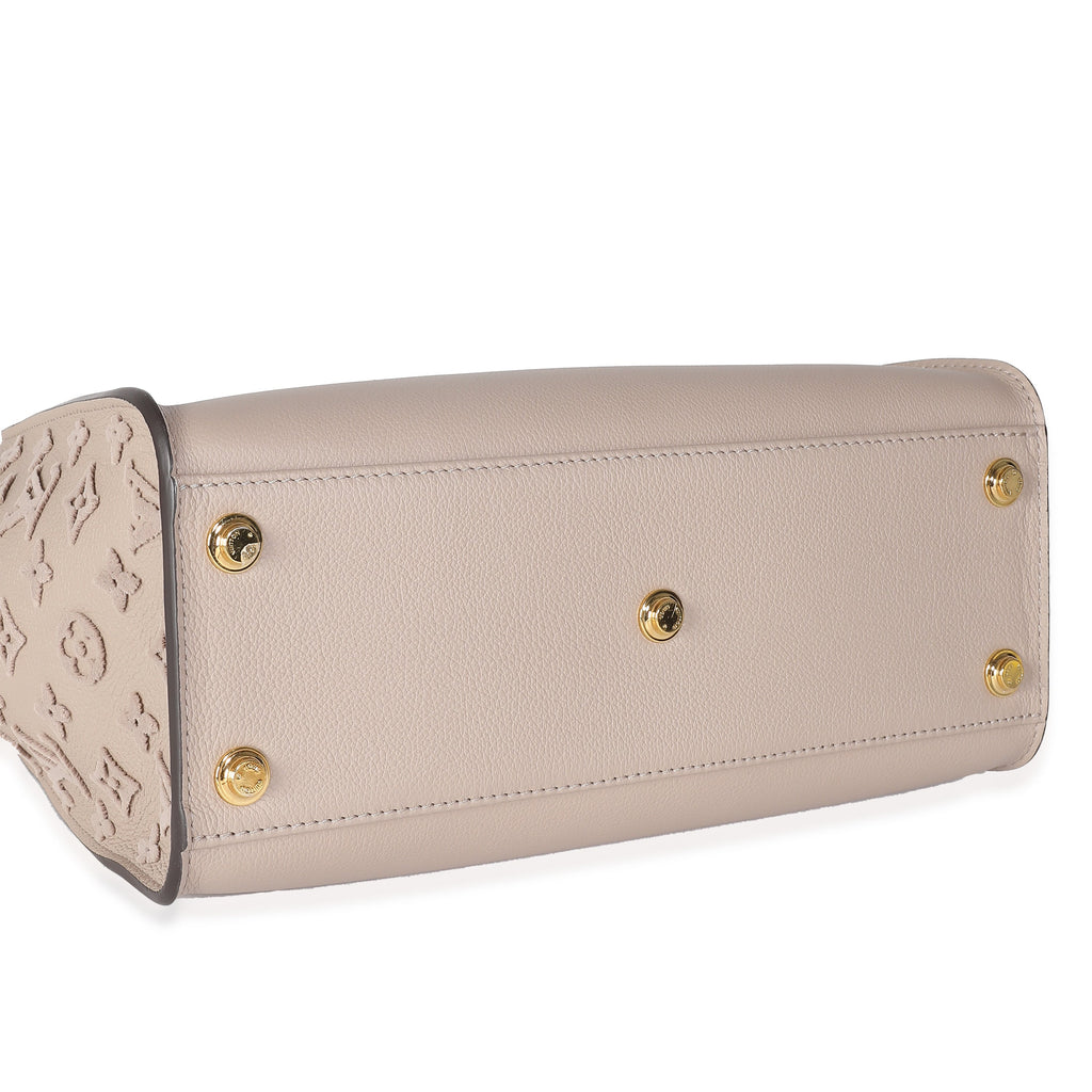 Louis Vuitton Galet Calfskin Tufted Monogram On My Side PM