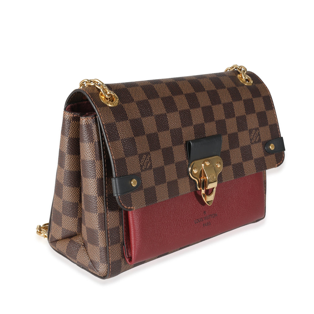 Louis Vuitton Bordeaux Damier Ebene Canvas Vavin PM