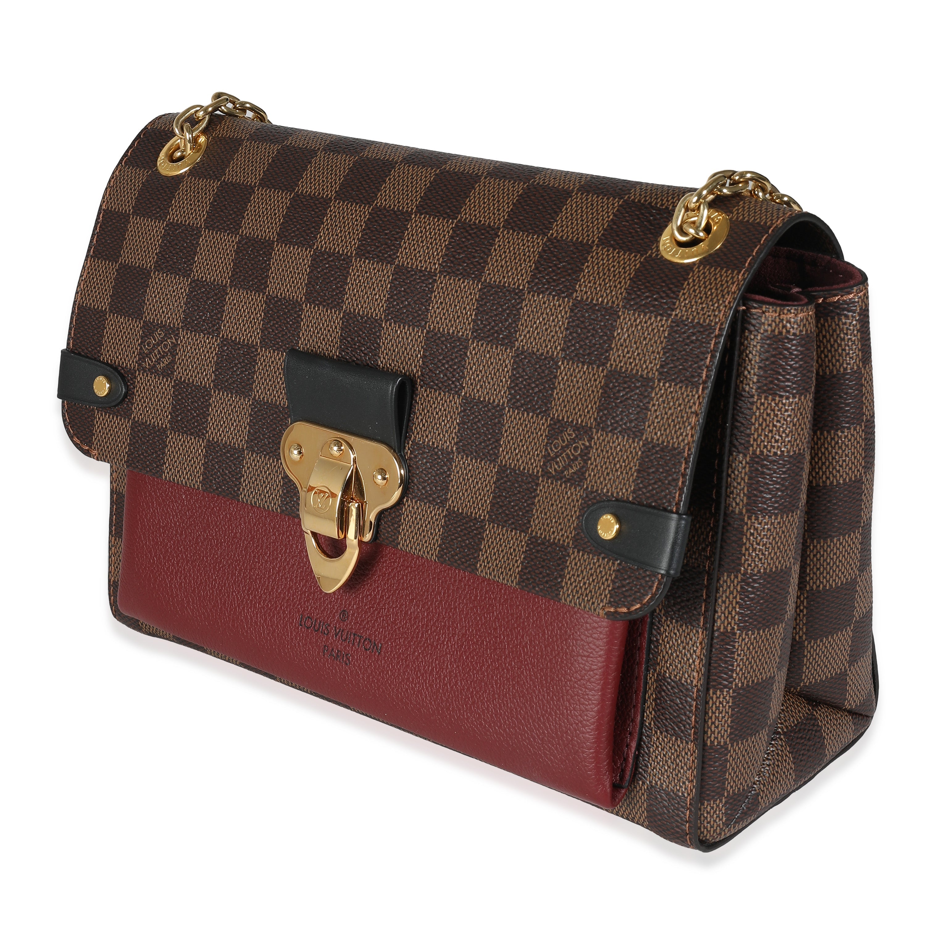 Louis Vuitton Bordeaux Damier Ebene Canvas Vavin PM