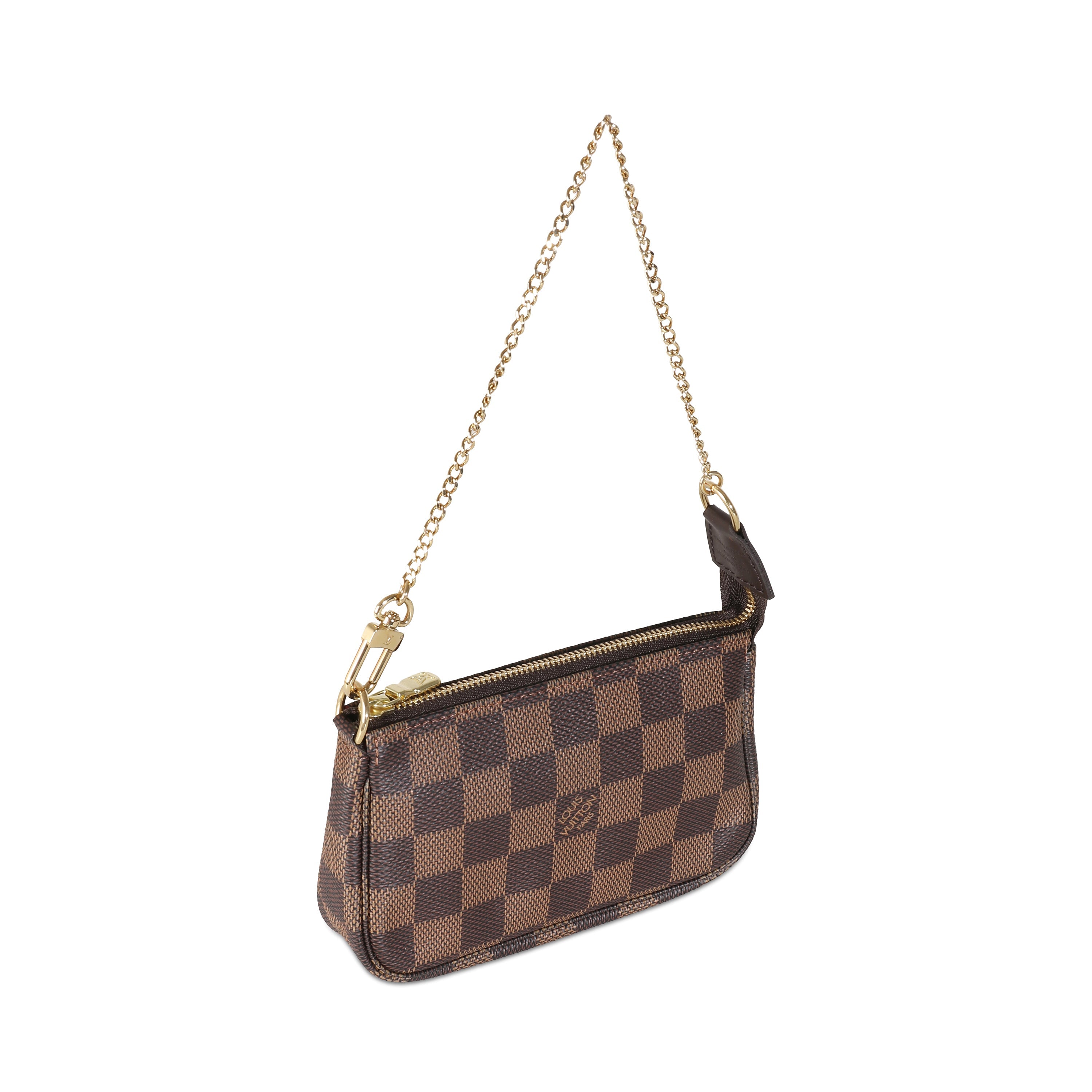 Louis Vuitton Damier Ebene Canvas Mini Pochette Accessoires