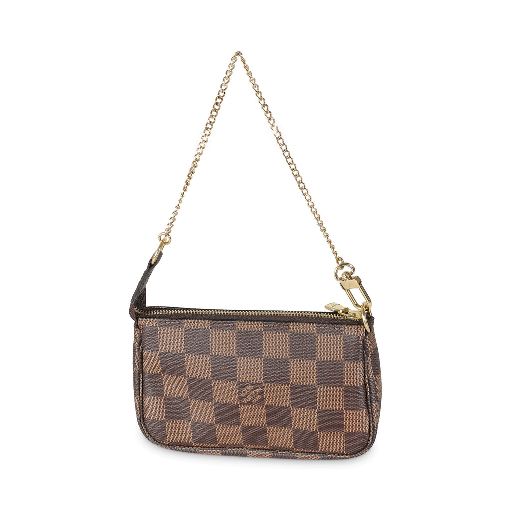 Louis Vuitton Damier Ebene Canvas Mini Pochette Accessoires