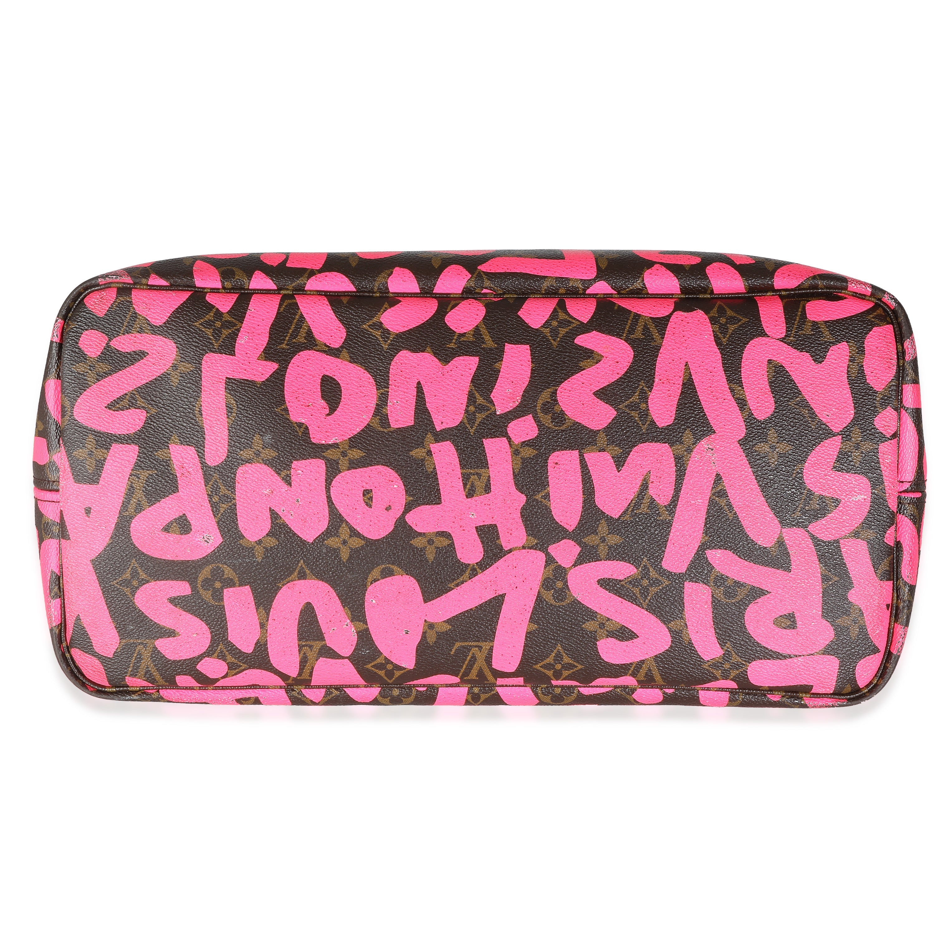 Louis Vuitton Fuchsia Graffiti Monogram Canvas Neverfull GM