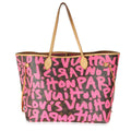 Louis Vuitton Fuchsia Graffiti Monogram Canvas Neverfull GM