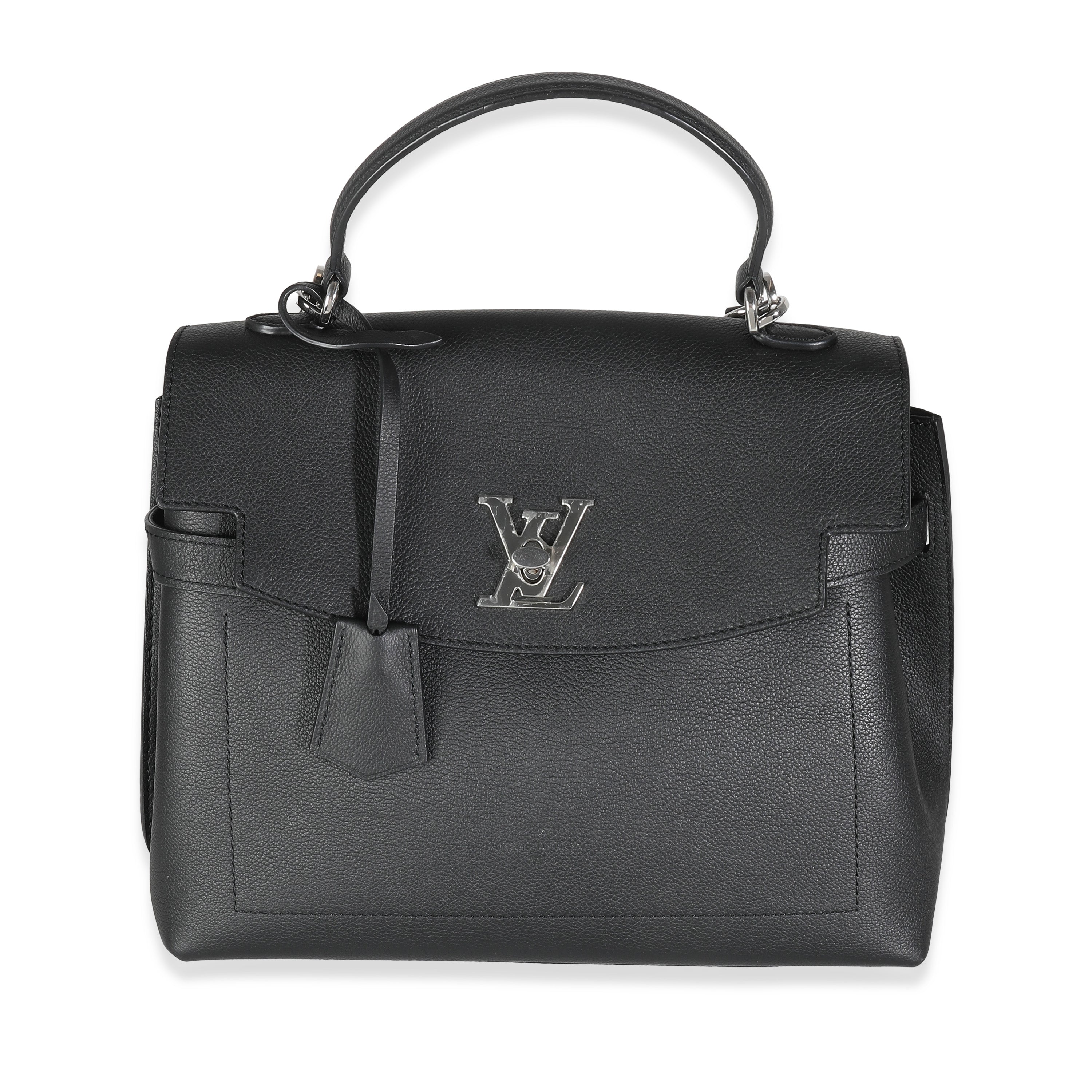 Louis Vuitton Black Calfskin Lockme Ever MM