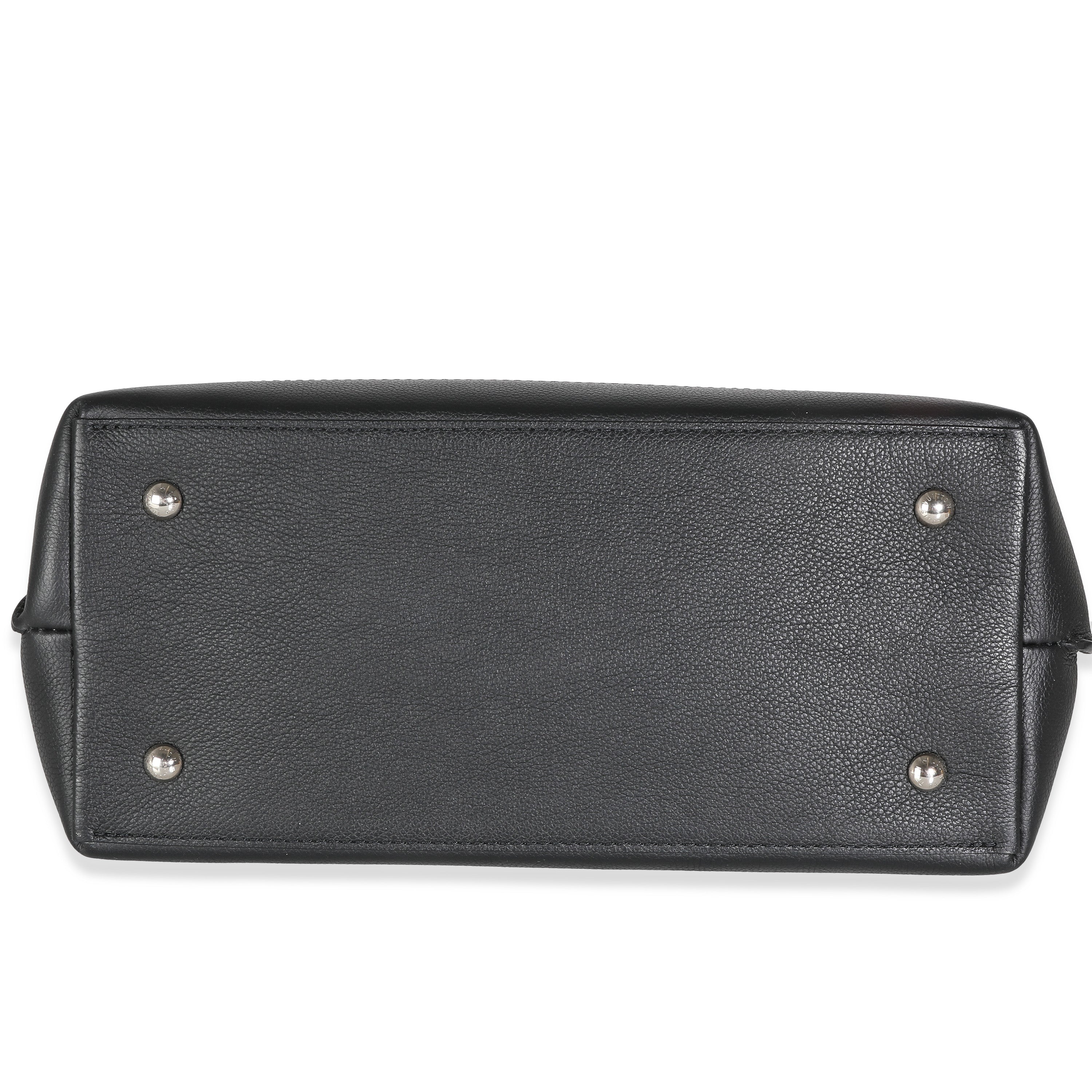 Louis Vuitton Black Calfskin Lockme Ever MM