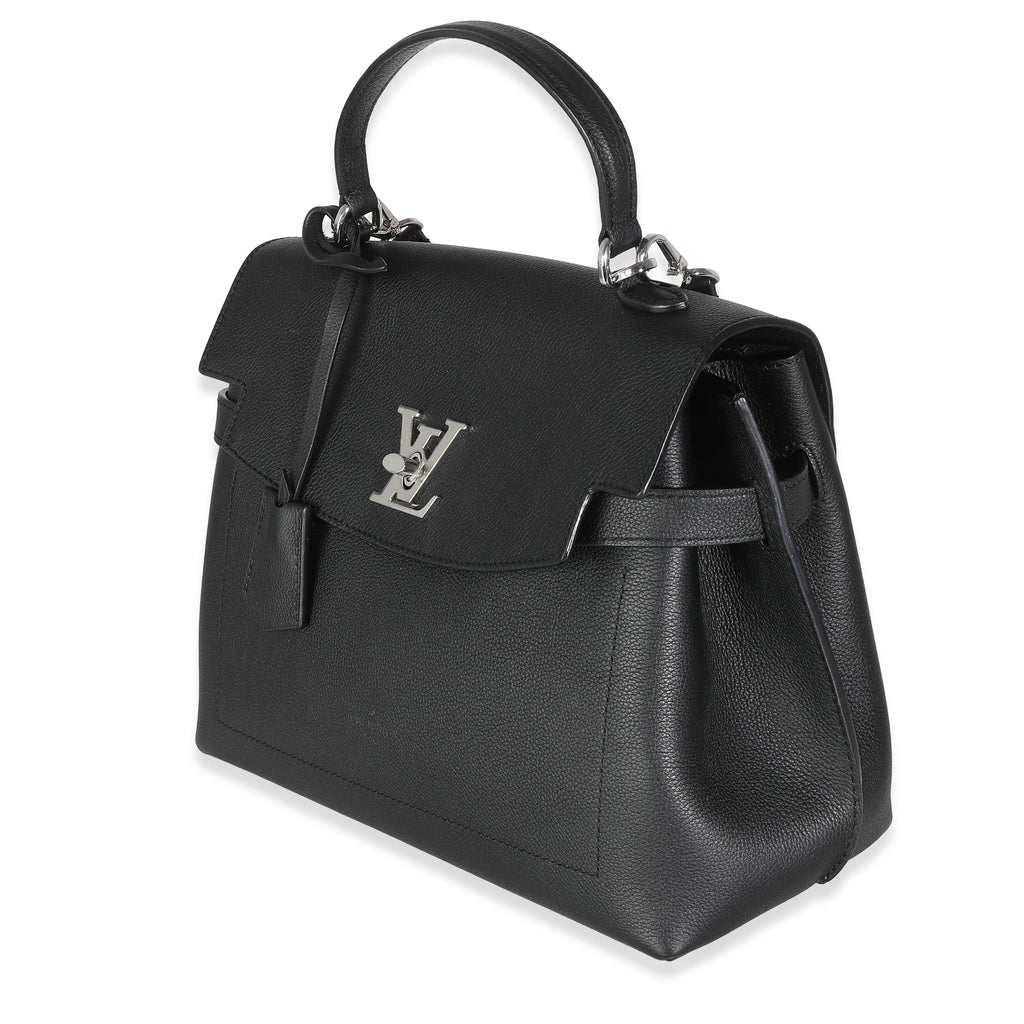 Louis Vuitton Black Calfskin Lockme Ever MM