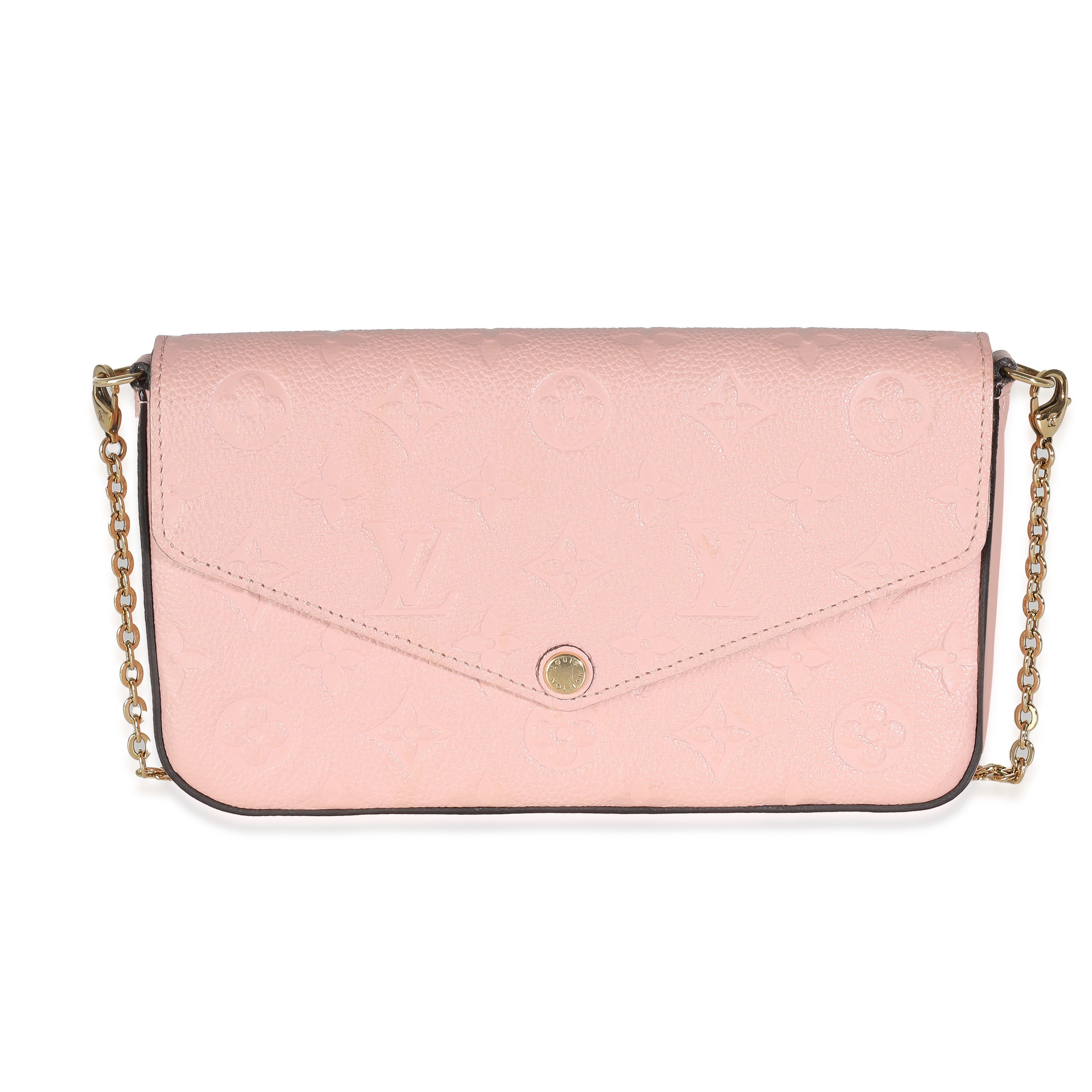Louis Vuitton Rose Poudre Empreinte Felicie Pochette