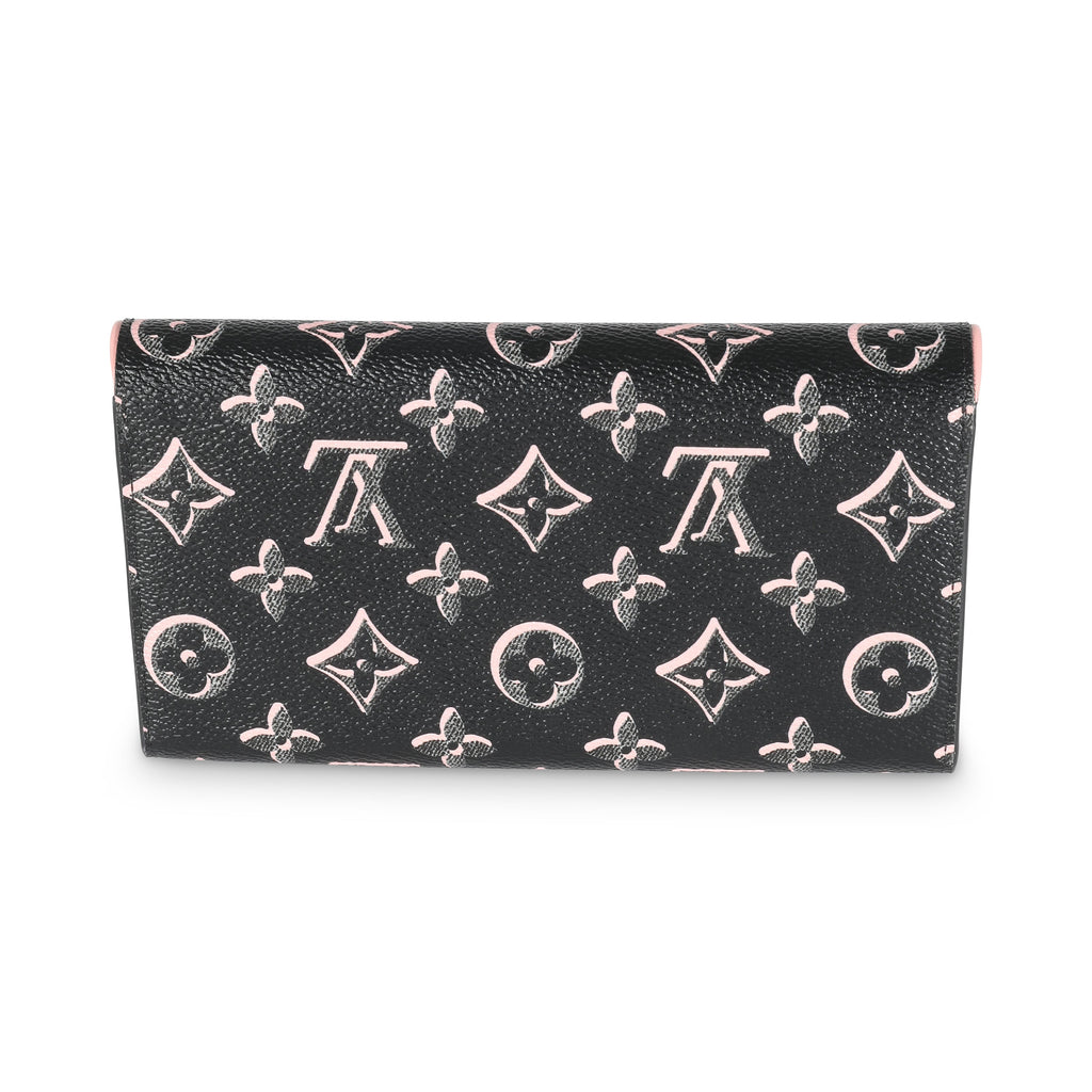 Louis Vuitton Black Monogram Fall For You Canvas Sarah Wallet