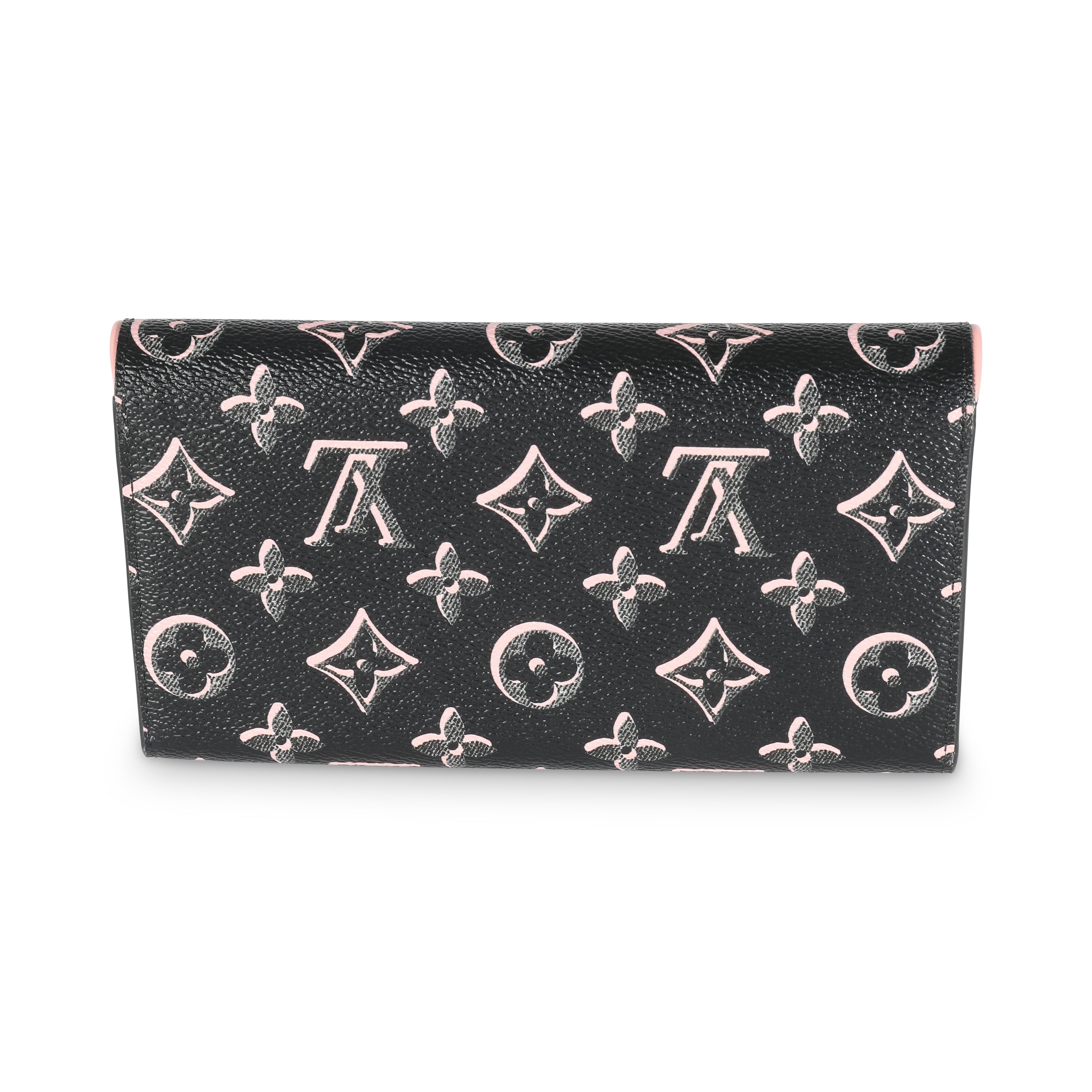 Louis Vuitton Black Monogram Fall For You Canvas Sarah Wallet
