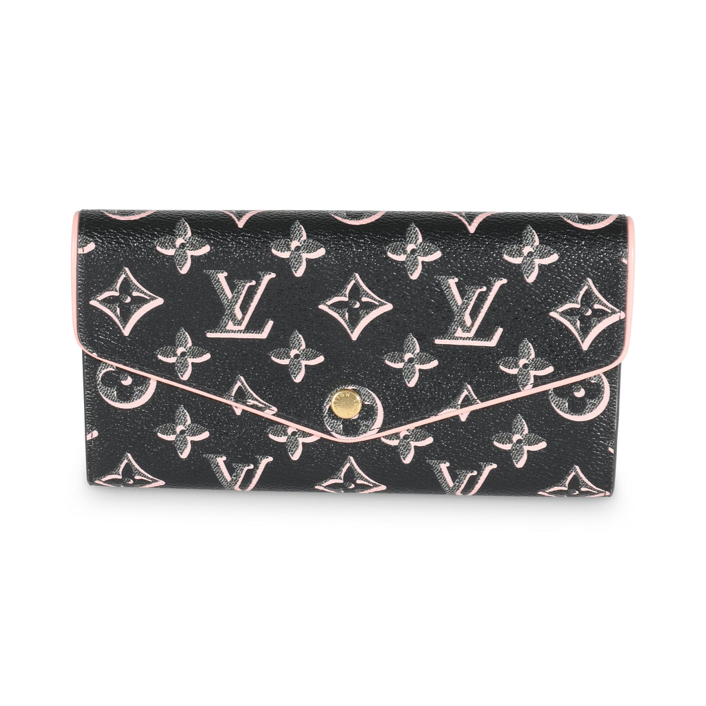 Louis Vuitton Black Monogram Fall For You Canvas Sarah Wallet