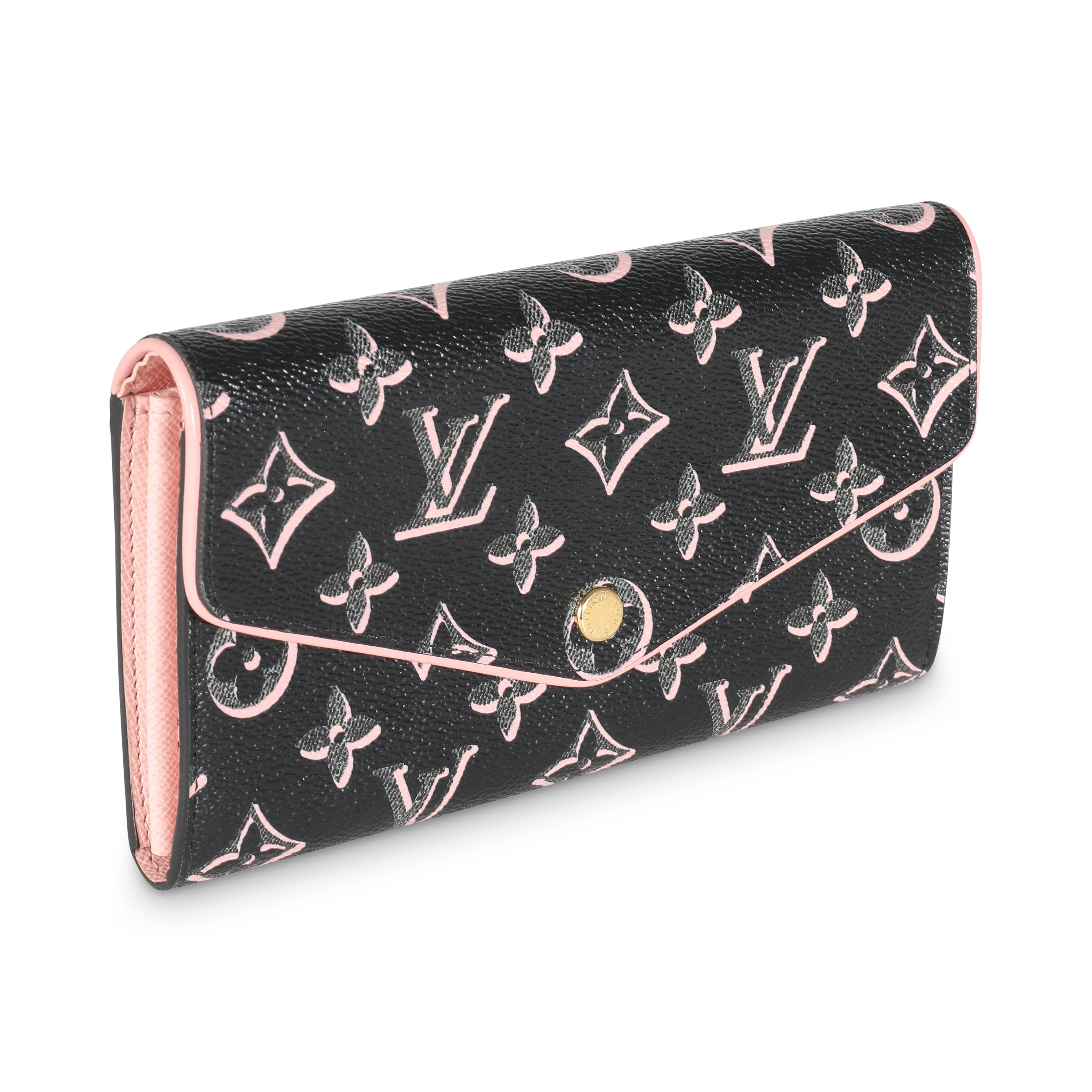 Louis Vuitton Black Monogram Fall For You Canvas Sarah Wallet