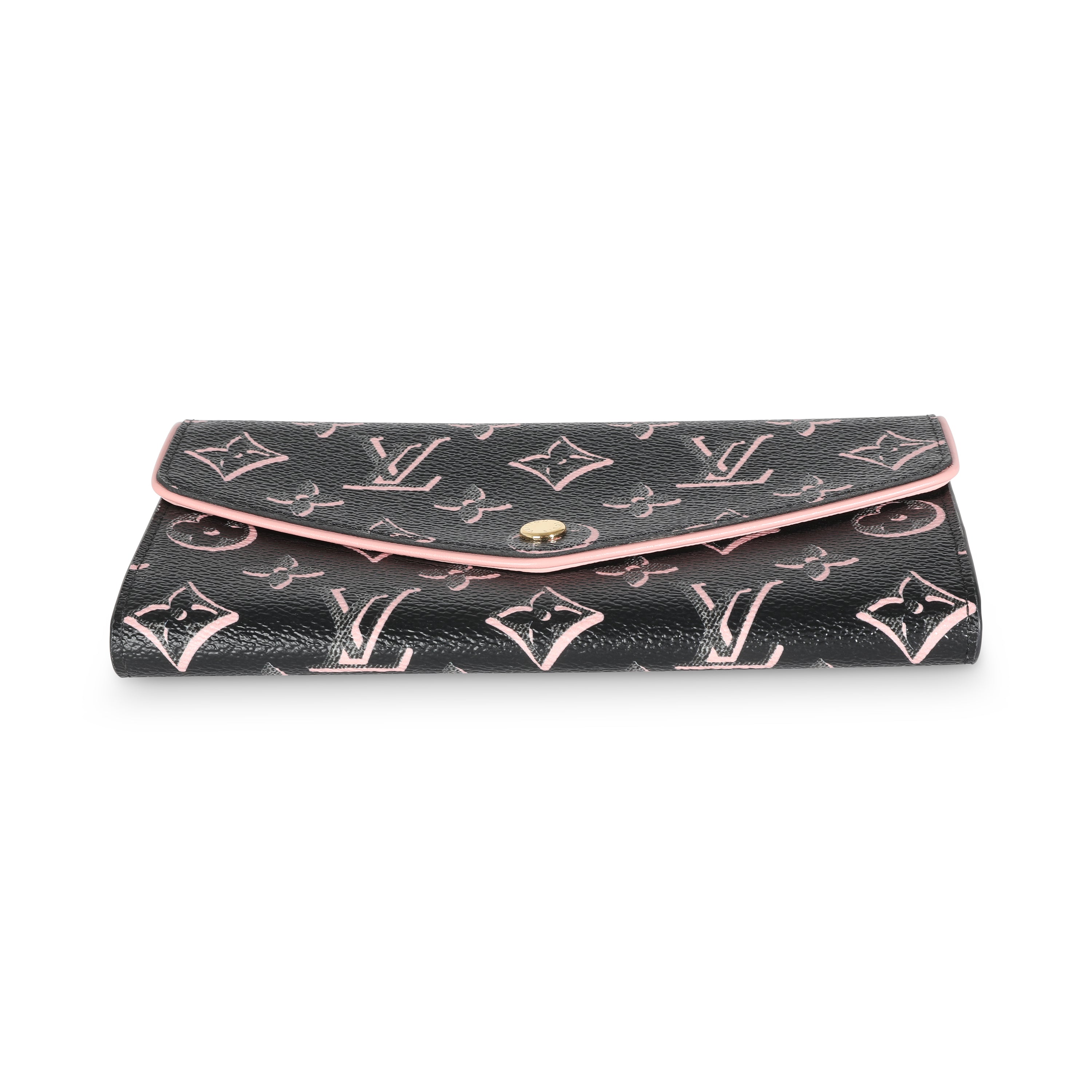 Louis Vuitton Black Monogram Fall For You Canvas Sarah Wallet