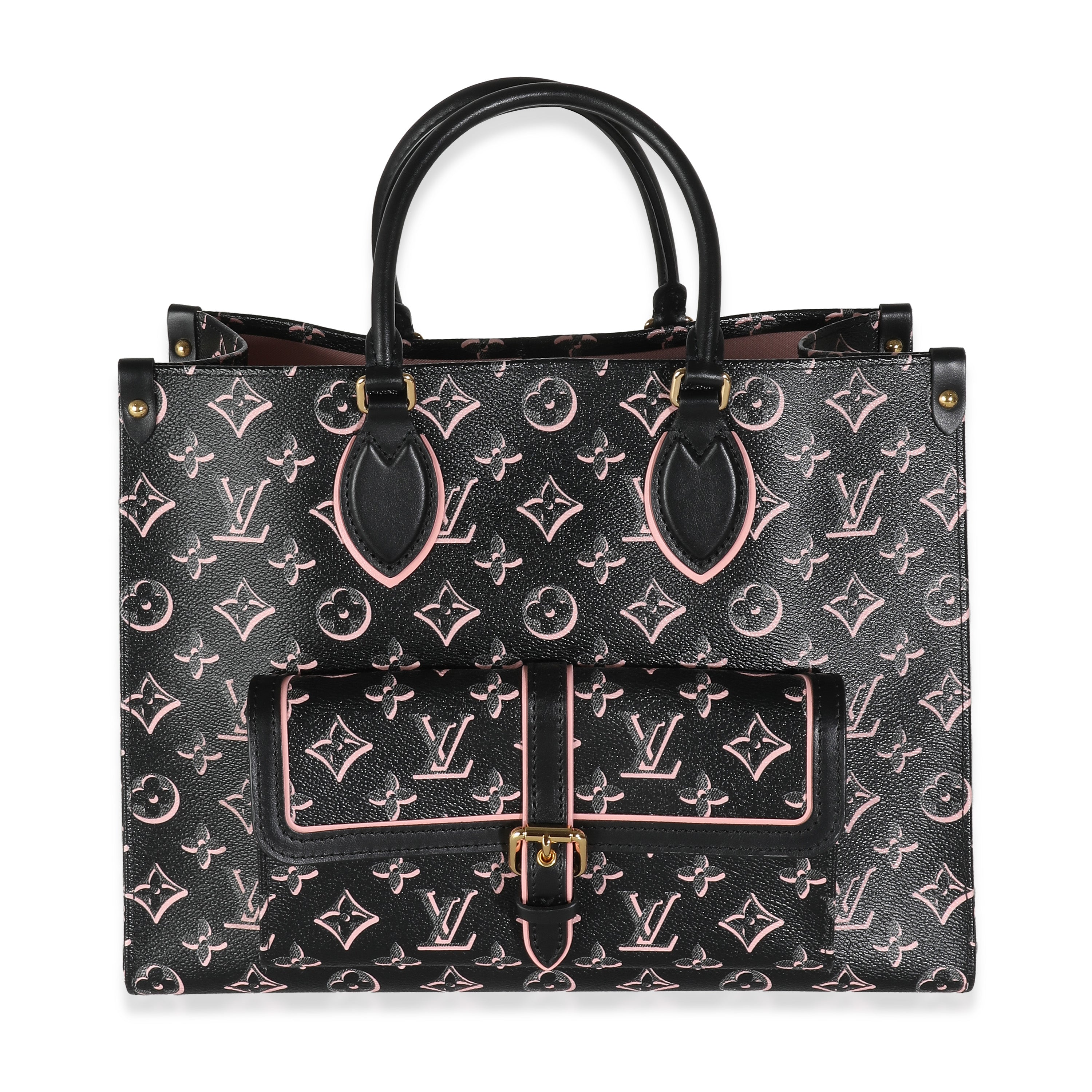Louis Vuitton Black Monogram Canvas Fall For You Onthego MM