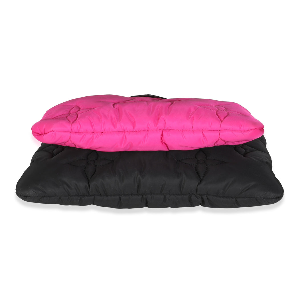 Louis Vuitton Black Fuchsia Econyl Monogram Maxi Multi Pochette Accessories