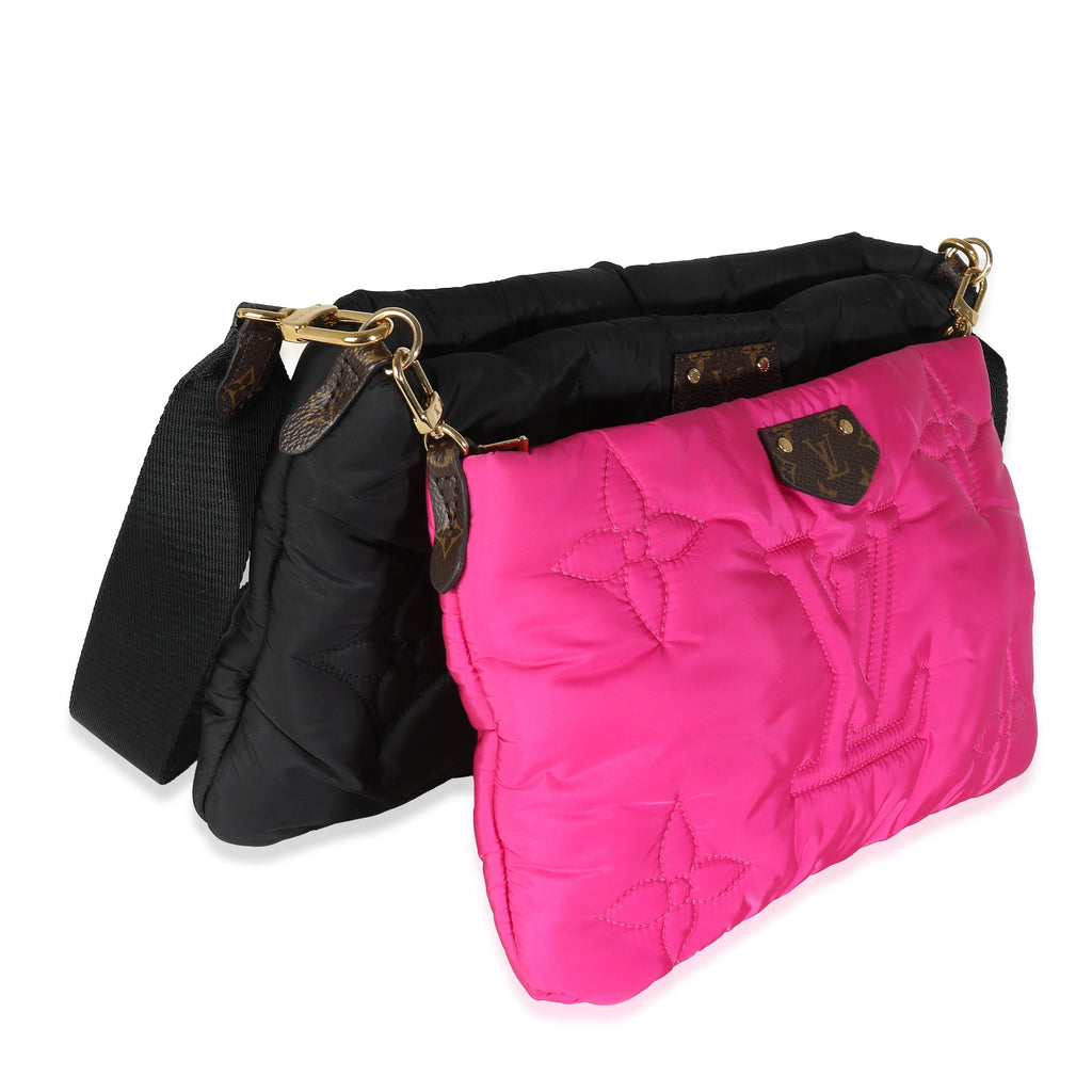 Louis Vuitton Black Fuchsia Econyl Monogram Maxi Multi Pochette Accessories