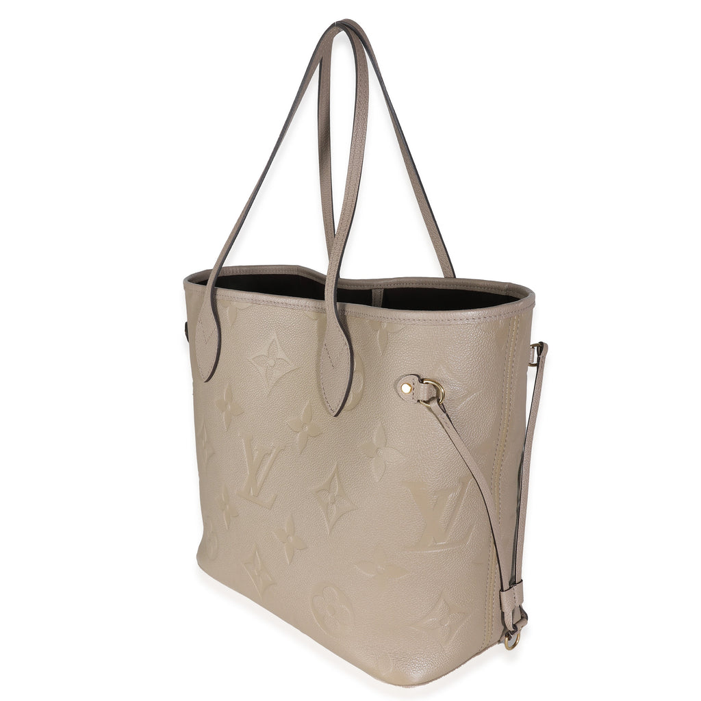 Louis Vuitton Tourterelle Giant Empreinte Monogram Neverfull MM