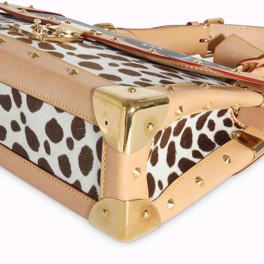 Louis Vuitton Black Multicolor Monogram Canvas Dalmatian Sac Rabat