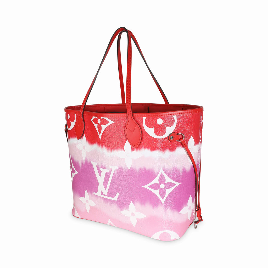 Louis Vuitton Rouge Giant Monogram Canvas Escale Neverfull MM