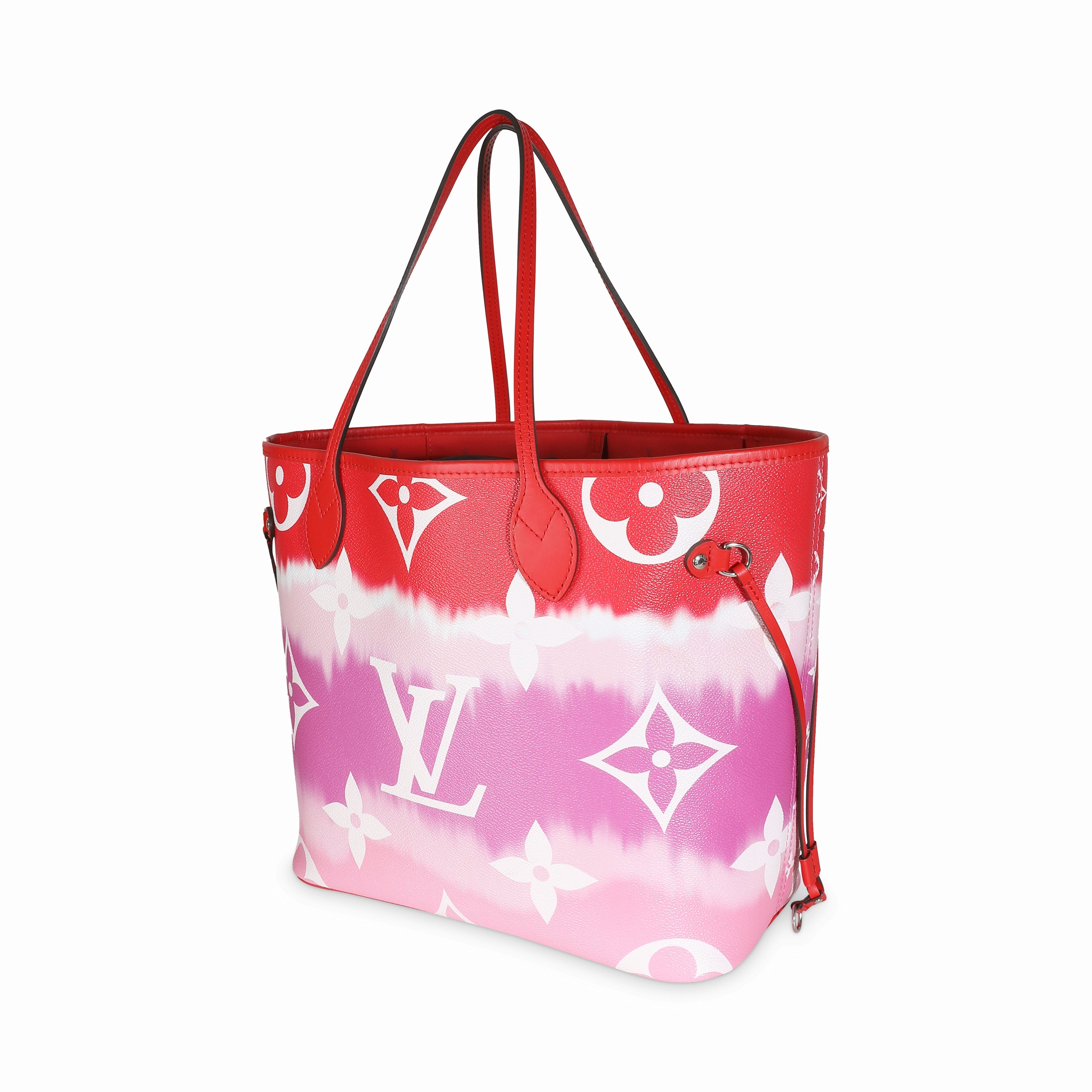 Louis Vuitton Rouge Giant Monogram Canvas Escale Neverfull MM