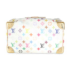Louis Vuitton White Multicolor Canvas Speedy 30