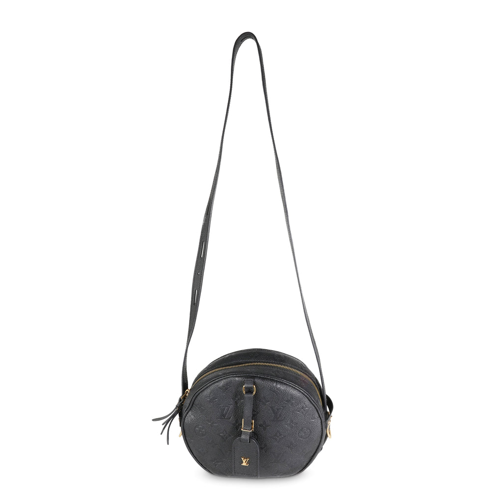 Louis Vuitton Black Empreinte Boite Chapeau Souple MM
