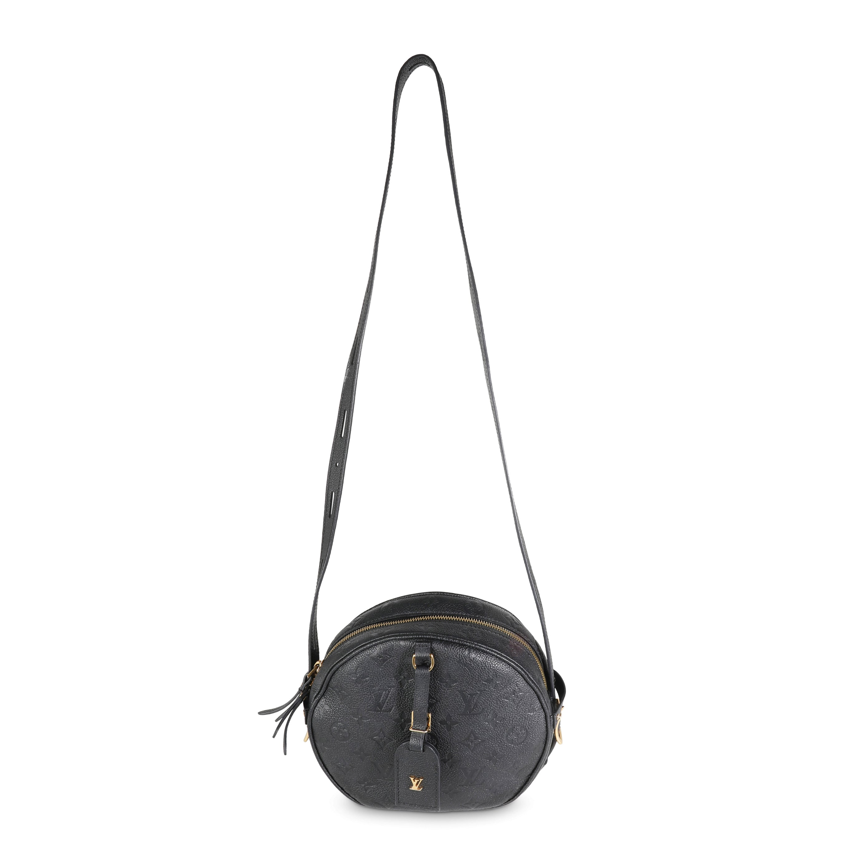Louis Vuitton Black Empreinte Boite Chapeau Souple MM