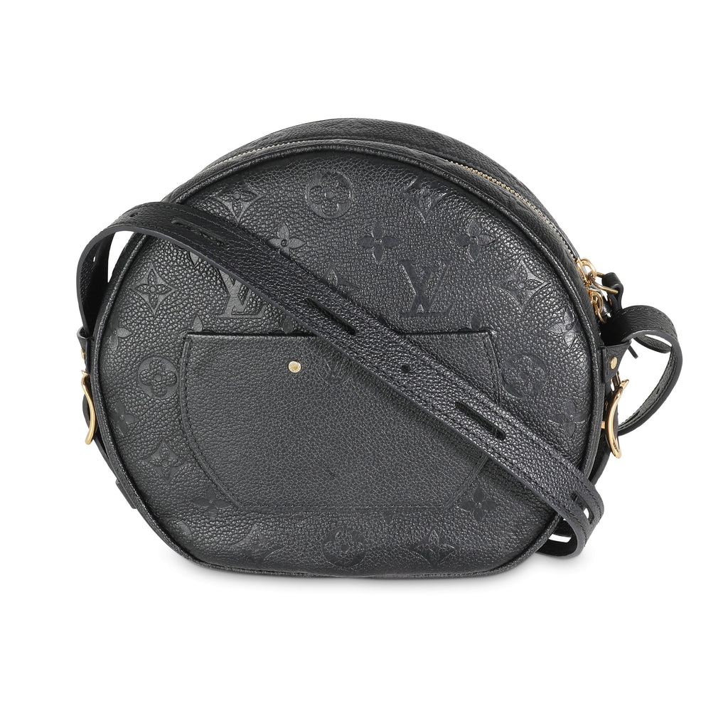 Louis Vuitton Black Empreinte Boite Chapeau Souple MM