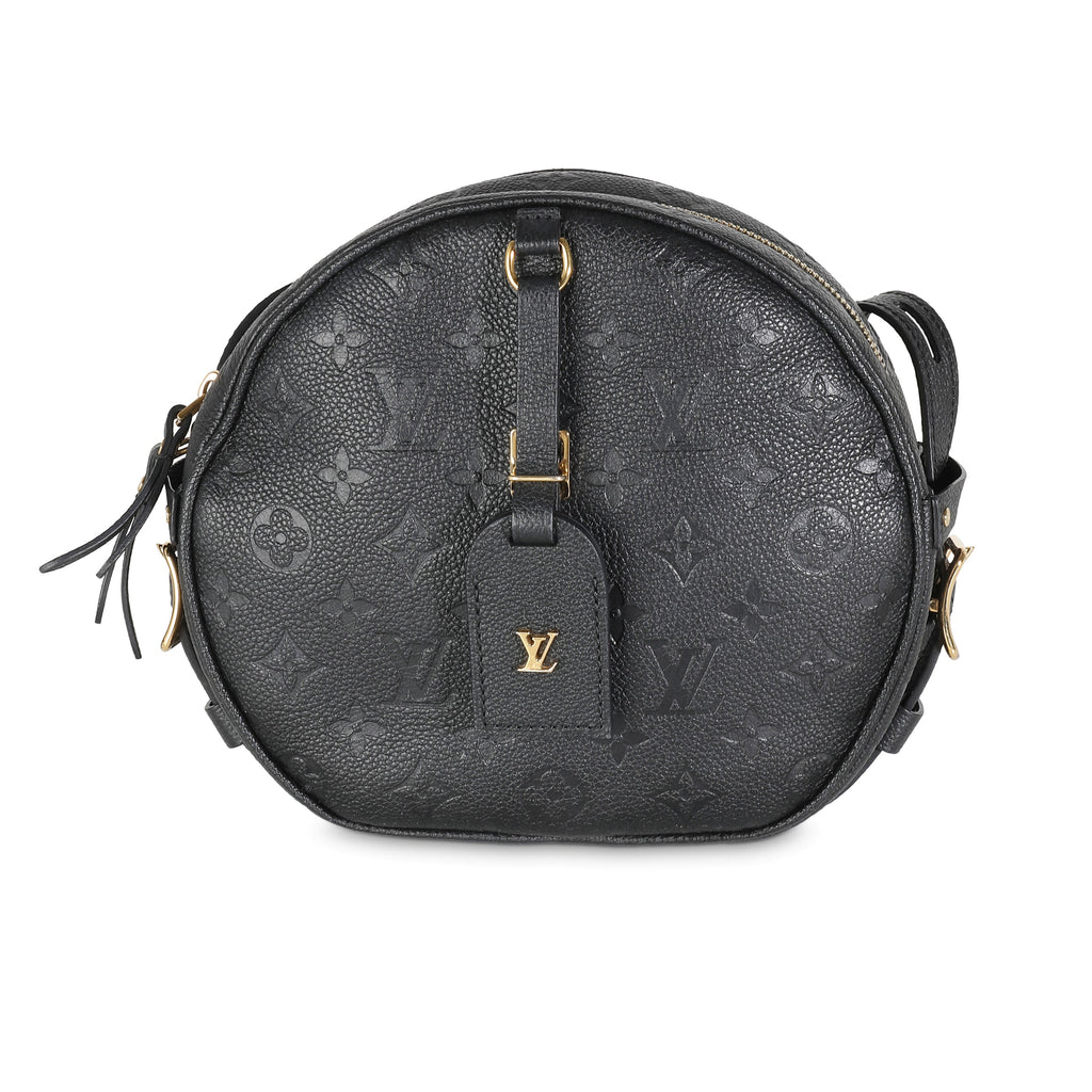 Louis Vuitton Black Empreinte Boite Chapeau Souple MM