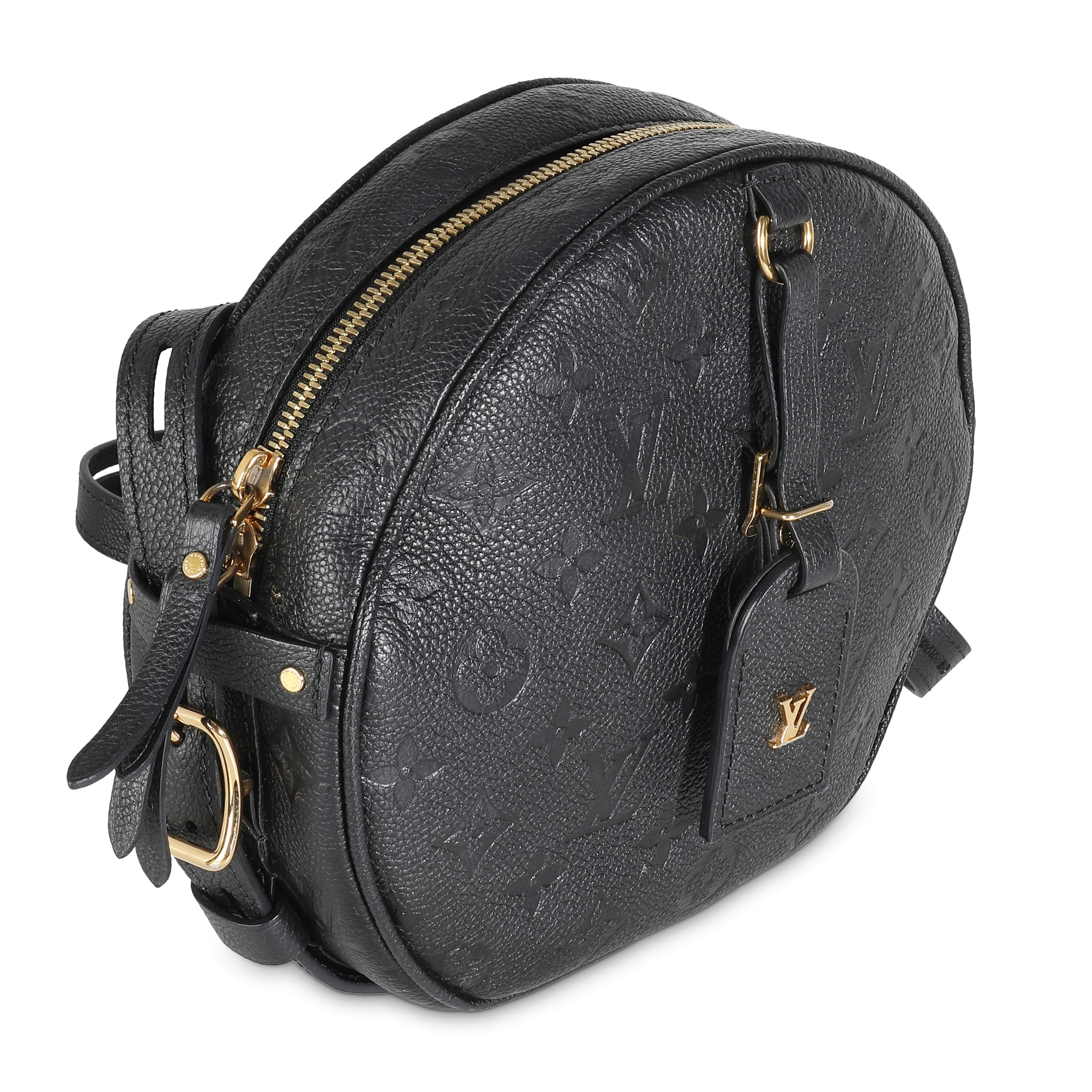 Louis Vuitton Black Empreinte Boite Chapeau Souple MM