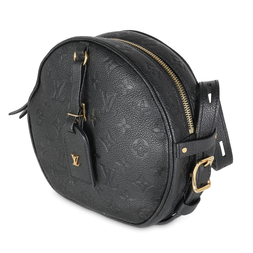 Louis Vuitton Black Empreinte Boite Chapeau Souple MM