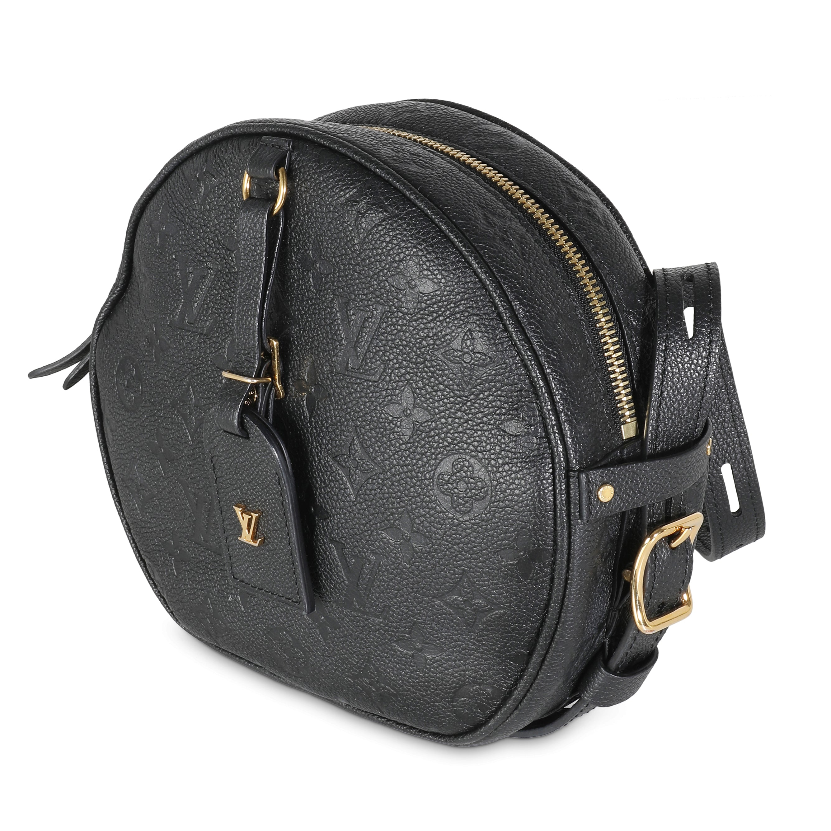 Louis Vuitton Black Empreinte Boite Chapeau Souple MM