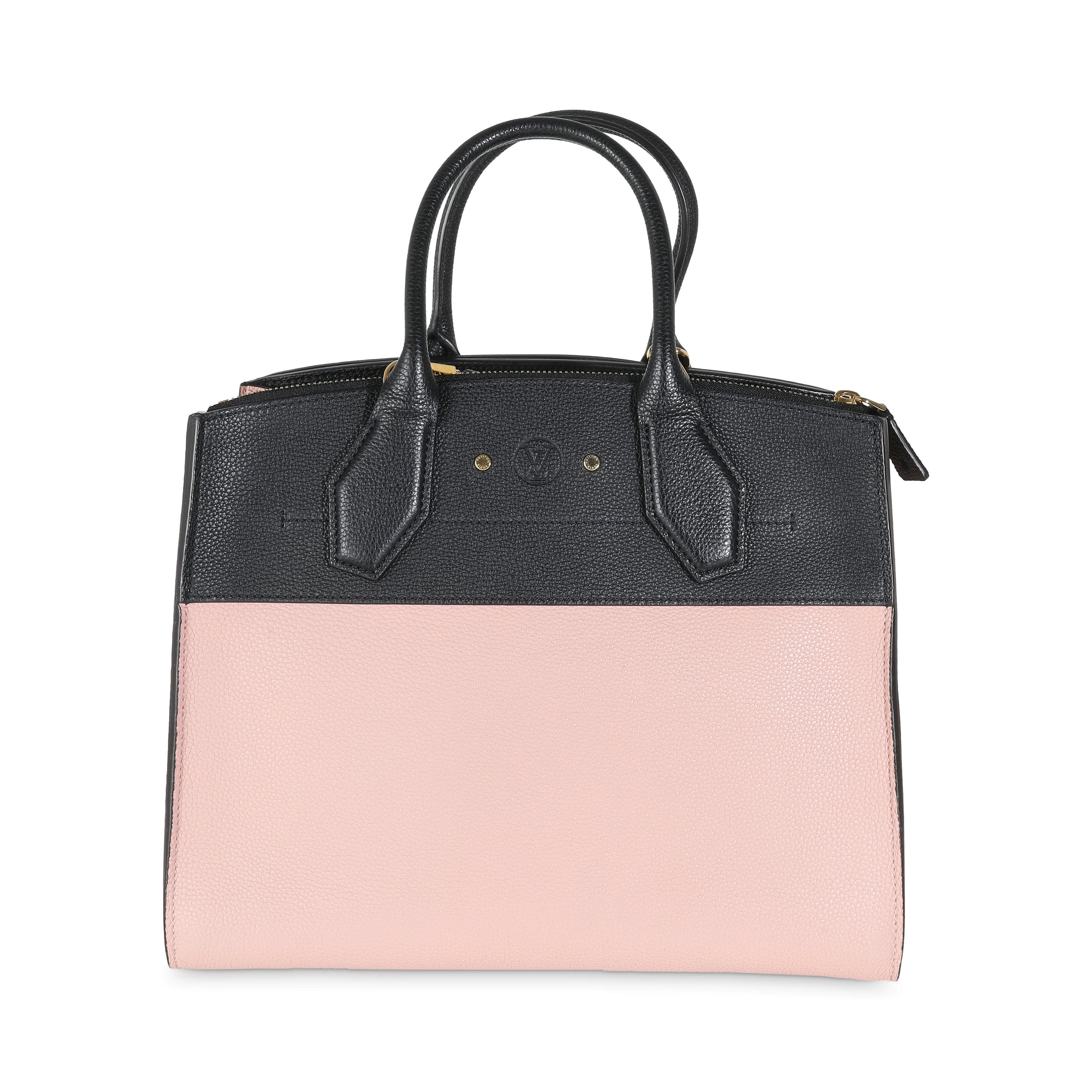 Louis Vuitton Black Magnolia Taurillon City Steamer PM