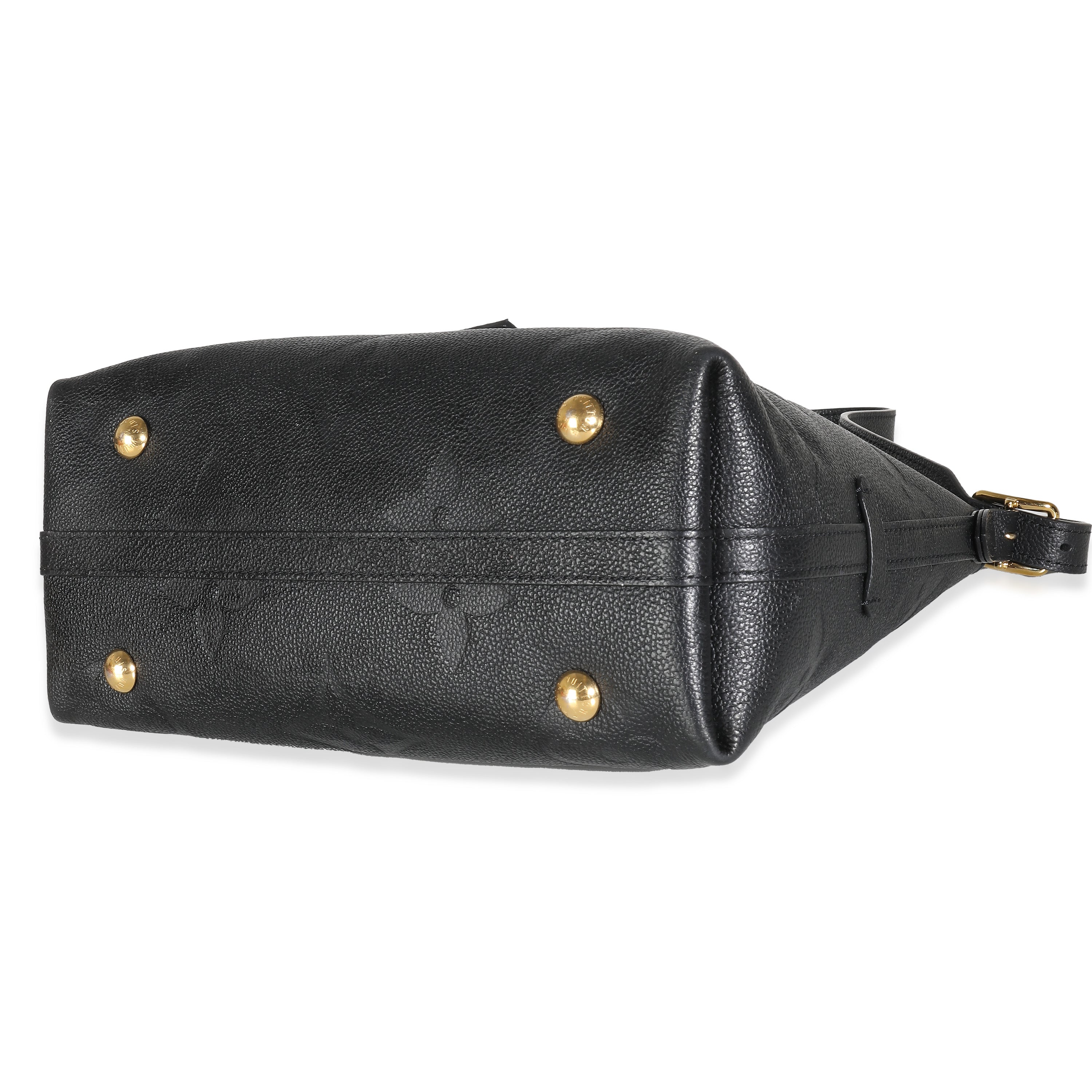Louis Vuitton Black Giant Monogram Empreinte Carryall PM