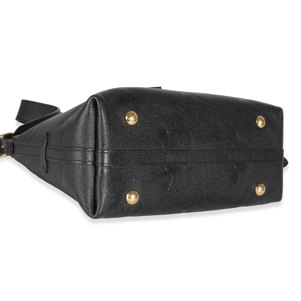 Louis Vuitton Black Giant Monogram Empreinte Carryall PM