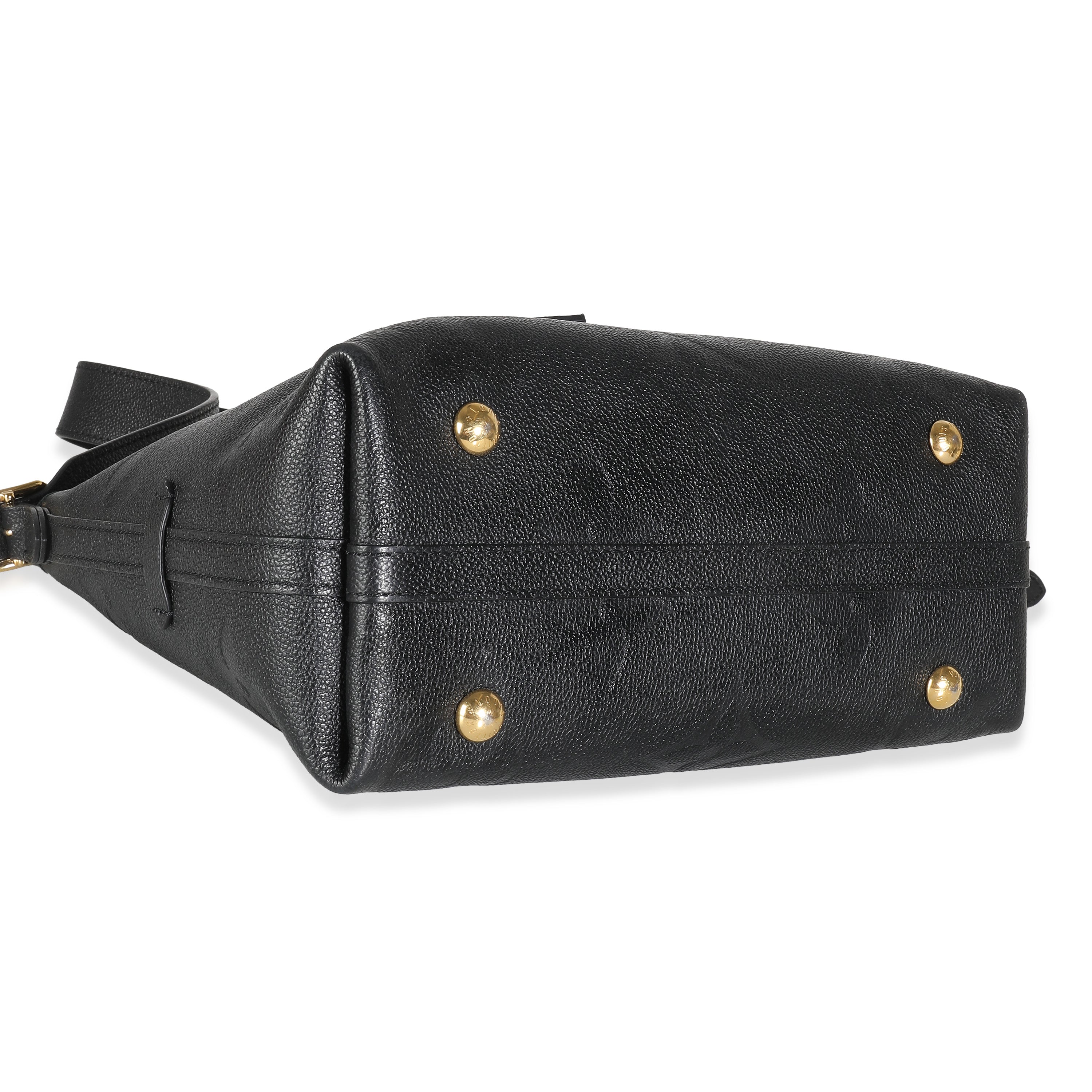 Louis Vuitton Black Giant Monogram Empreinte Carryall PM