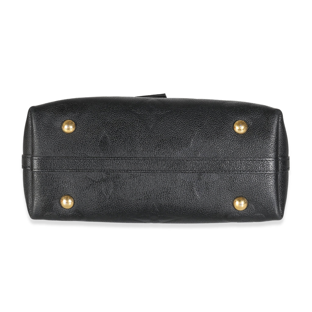 Louis Vuitton Black Giant Monogram Empreinte Carryall PM
