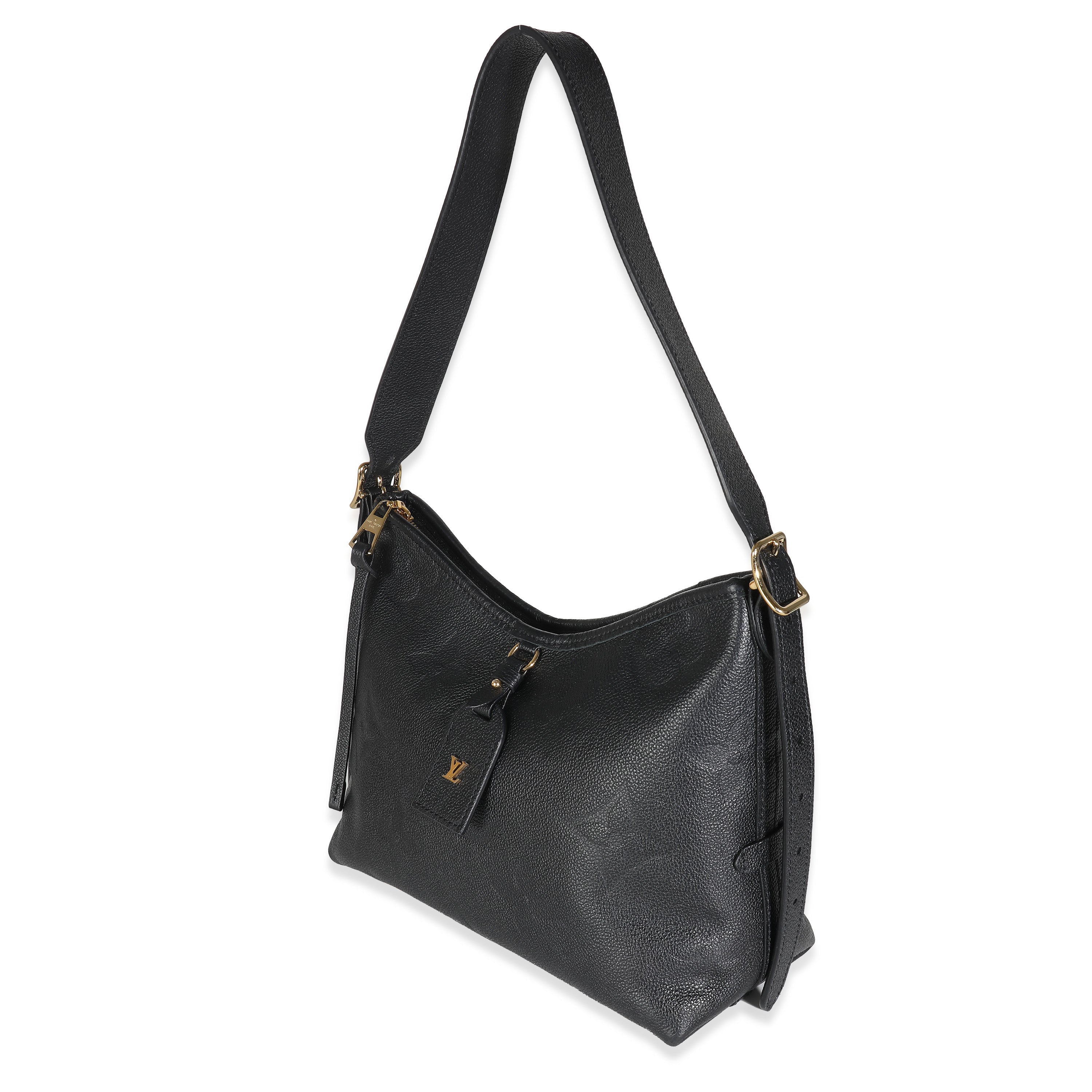 Louis Vuitton Black Giant Monogram Empreinte Carryall PM