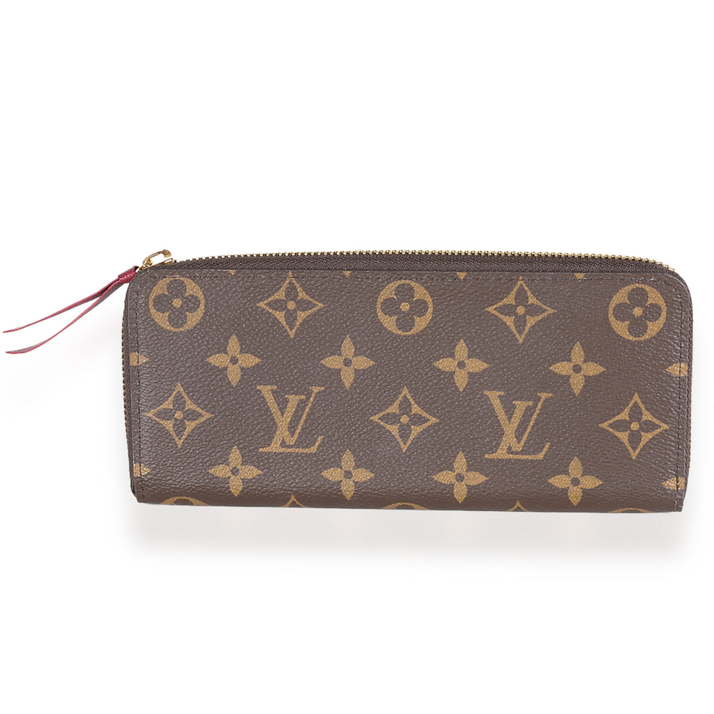 Louis Vuitton Fuchsia Monogram Canvas Clemence Wallet