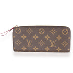 Louis Vuitton Fuchsia Monogram Canvas Clemence Wallet