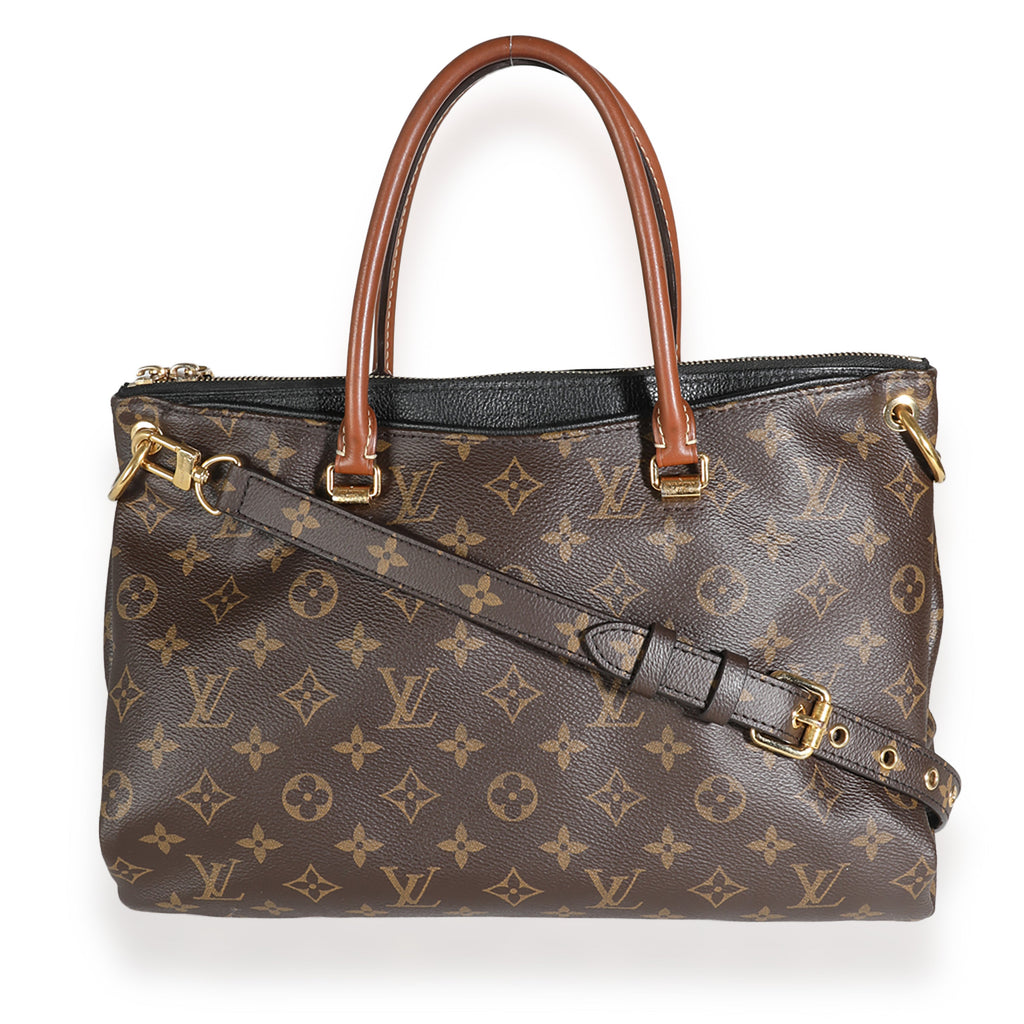 Louis Vuitton Black Monogram Canvas Pallas MM