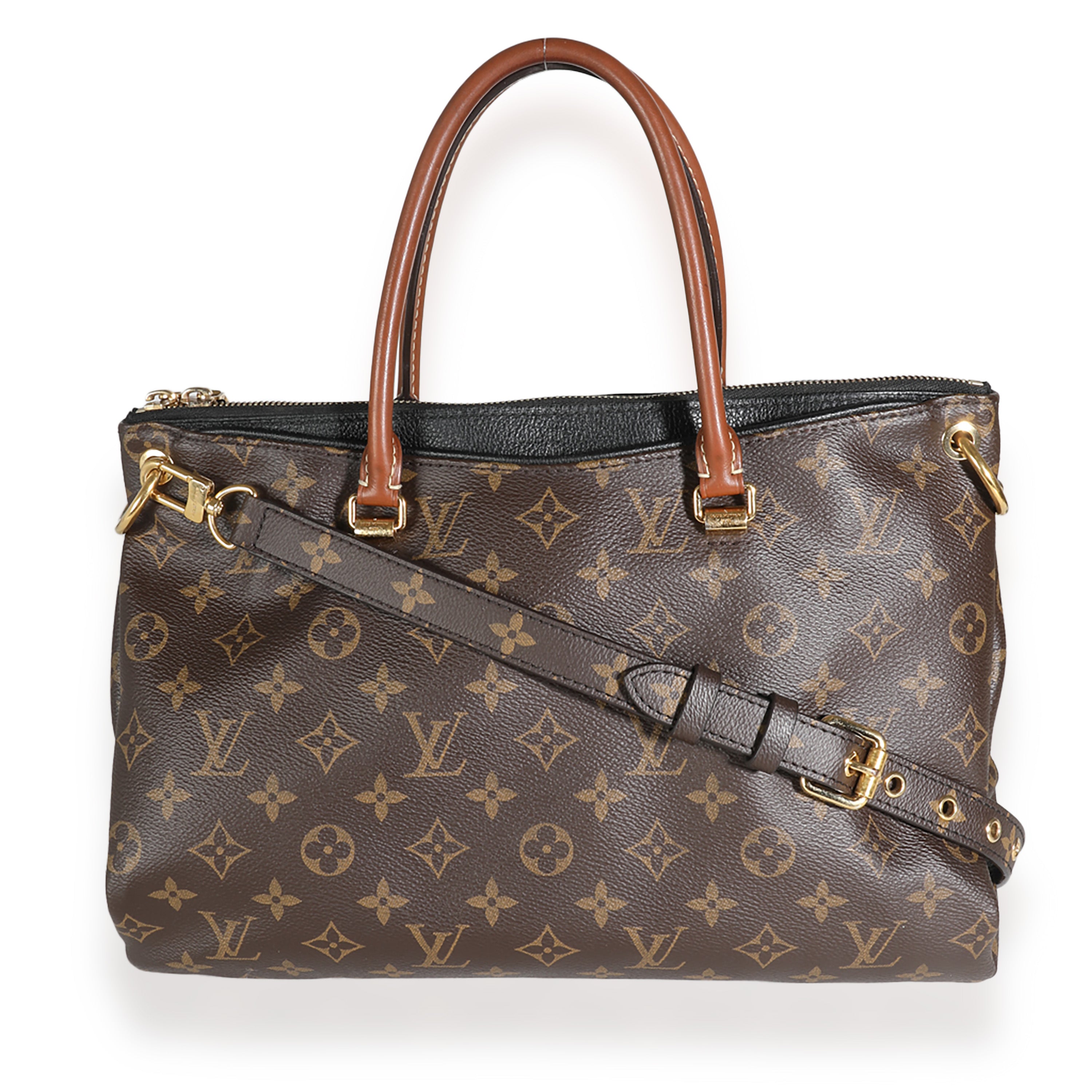 Louis Vuitton Black Monogram Canvas Pallas MM