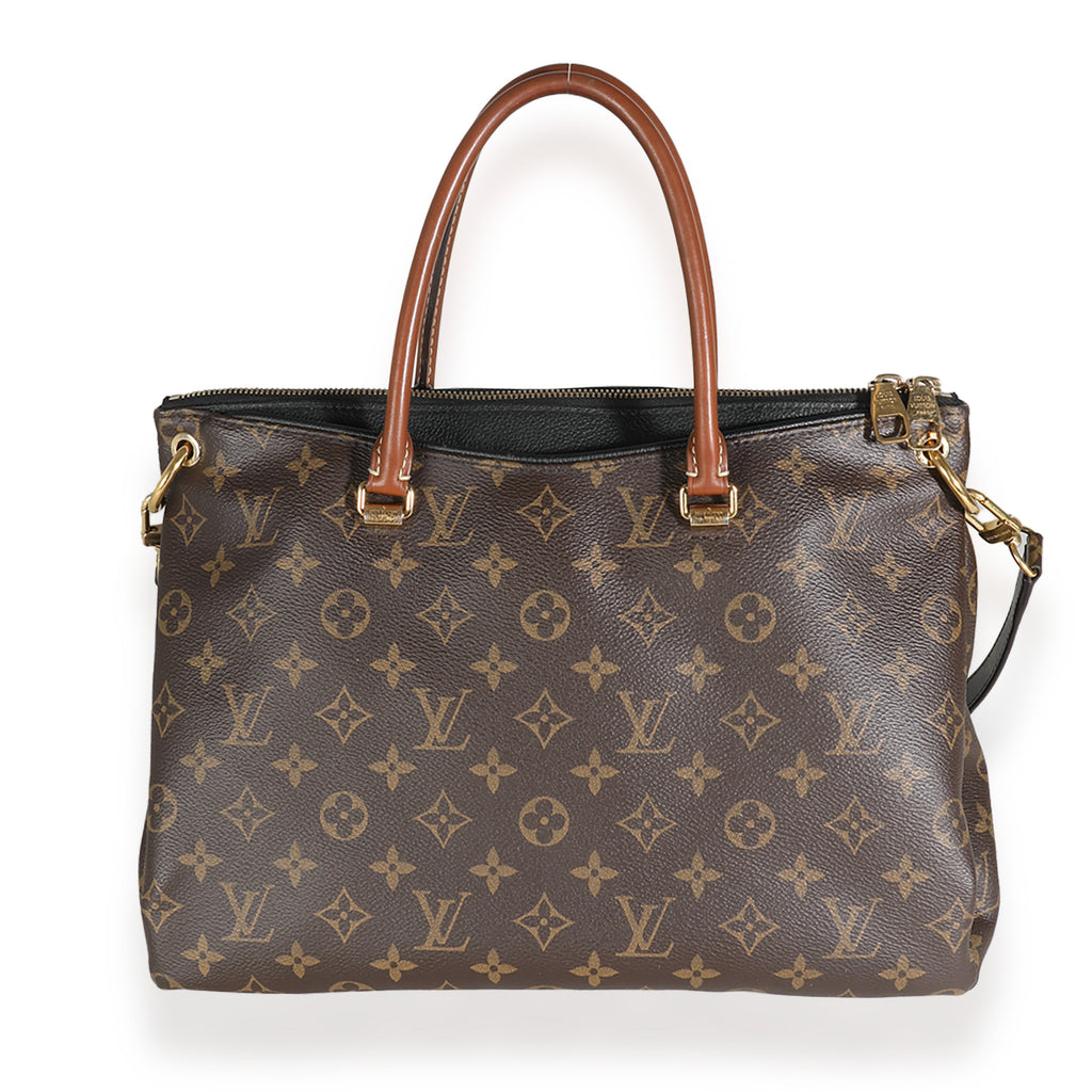 Louis Vuitton Black Monogram Canvas Pallas MM