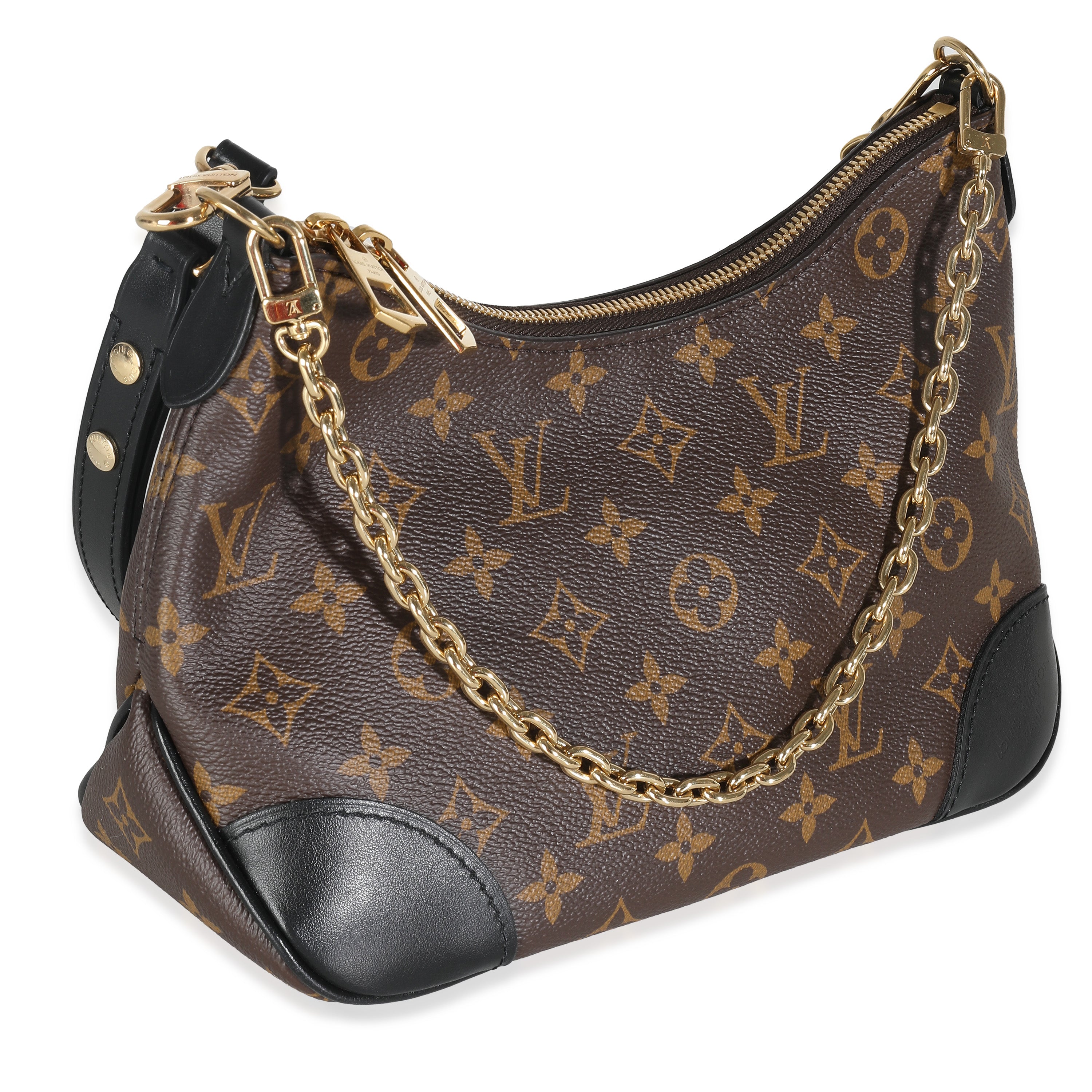 Louis Vuitton Black Monogram Canvas Boulogne NM