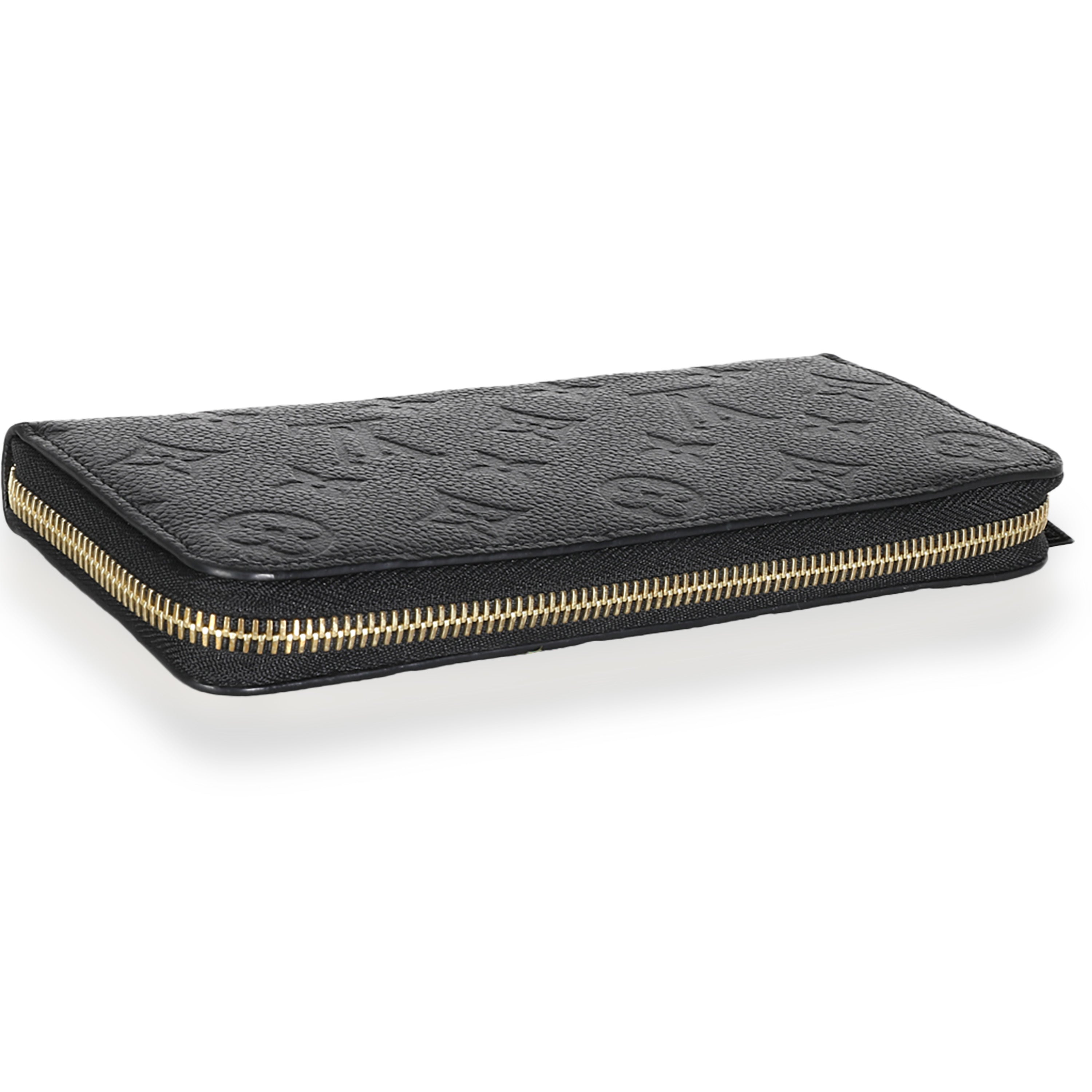 Louis Vuitton Black Empreinte Clemence Wallet