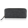Louis Vuitton Black Empreinte Clemence Wallet