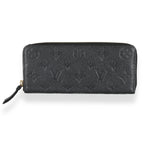 Louis Vuitton Black Empreinte Clemence Wallet