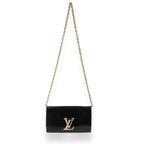 Louis Vuitton Black Epi Patent Pochette Louise
